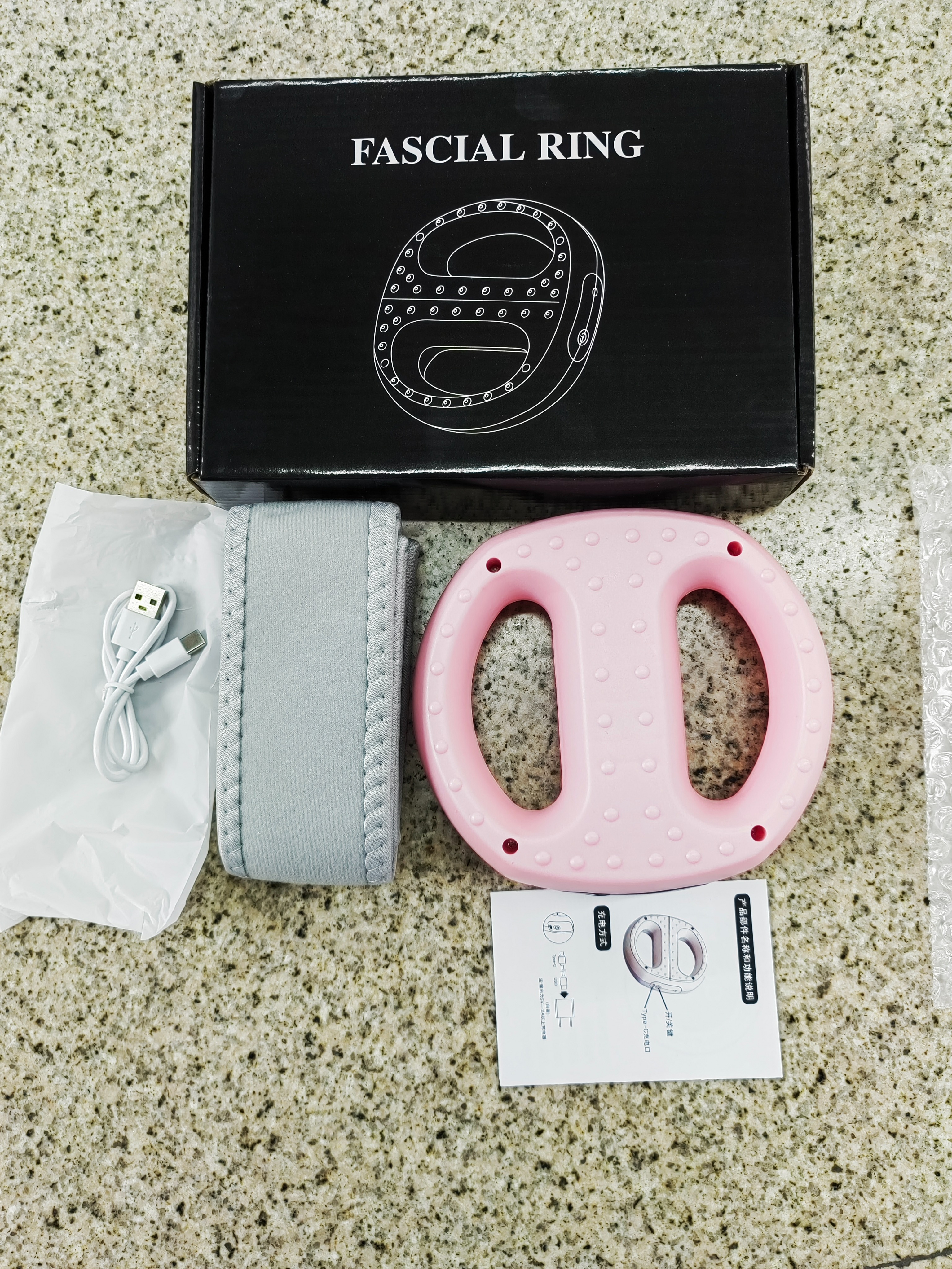 Black packaging box fascia ring product packaging box details Picture