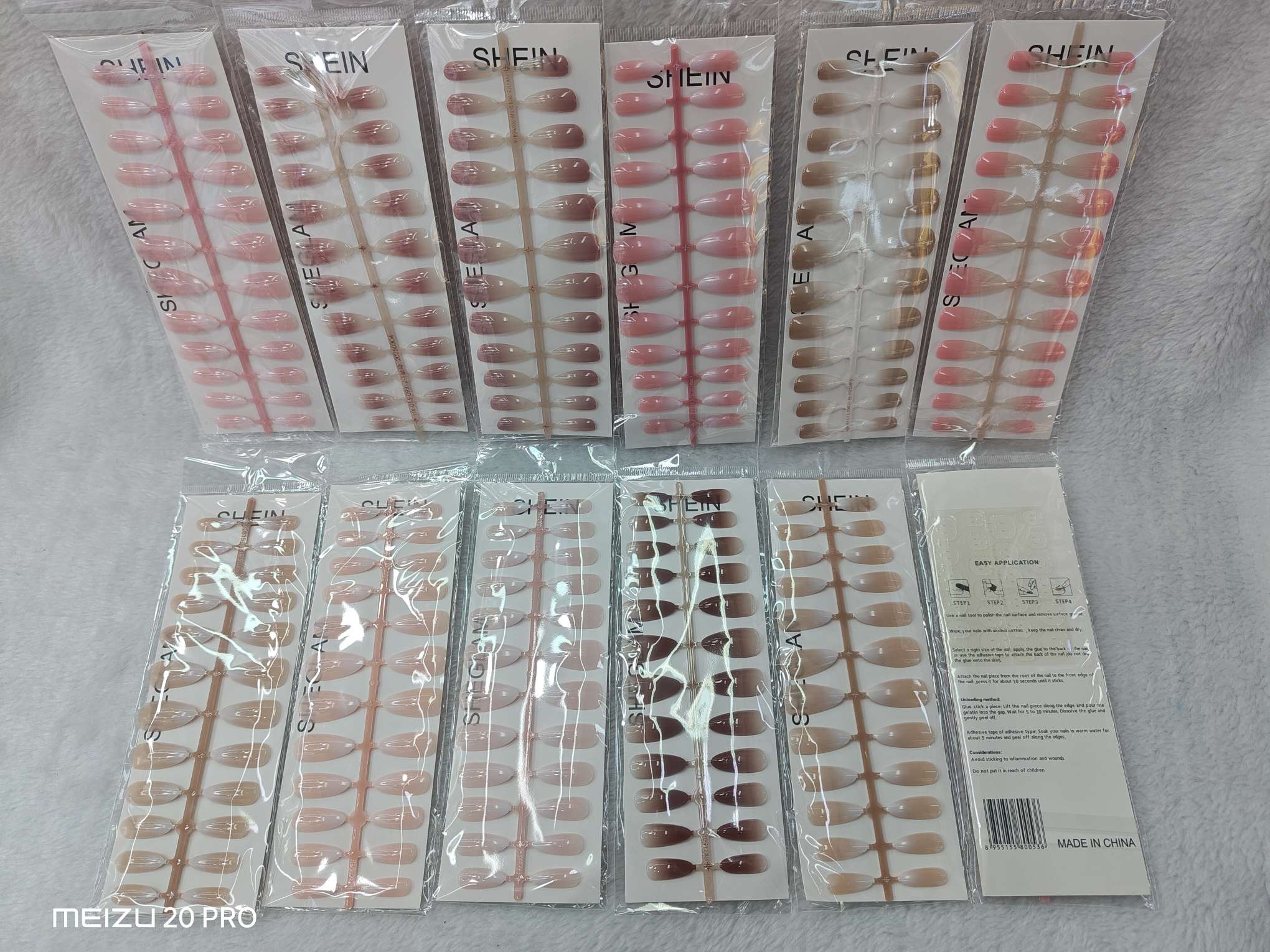 Cat-eye nail art bags, simple designs, wearable nails, false nails, various types of nails and styles detail image 3