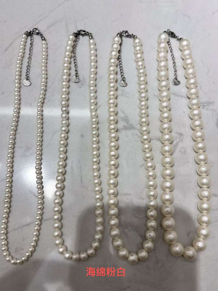 施家高亮珍珠项链天然珍珠项链女简约时尚百搭饰品 详情图10