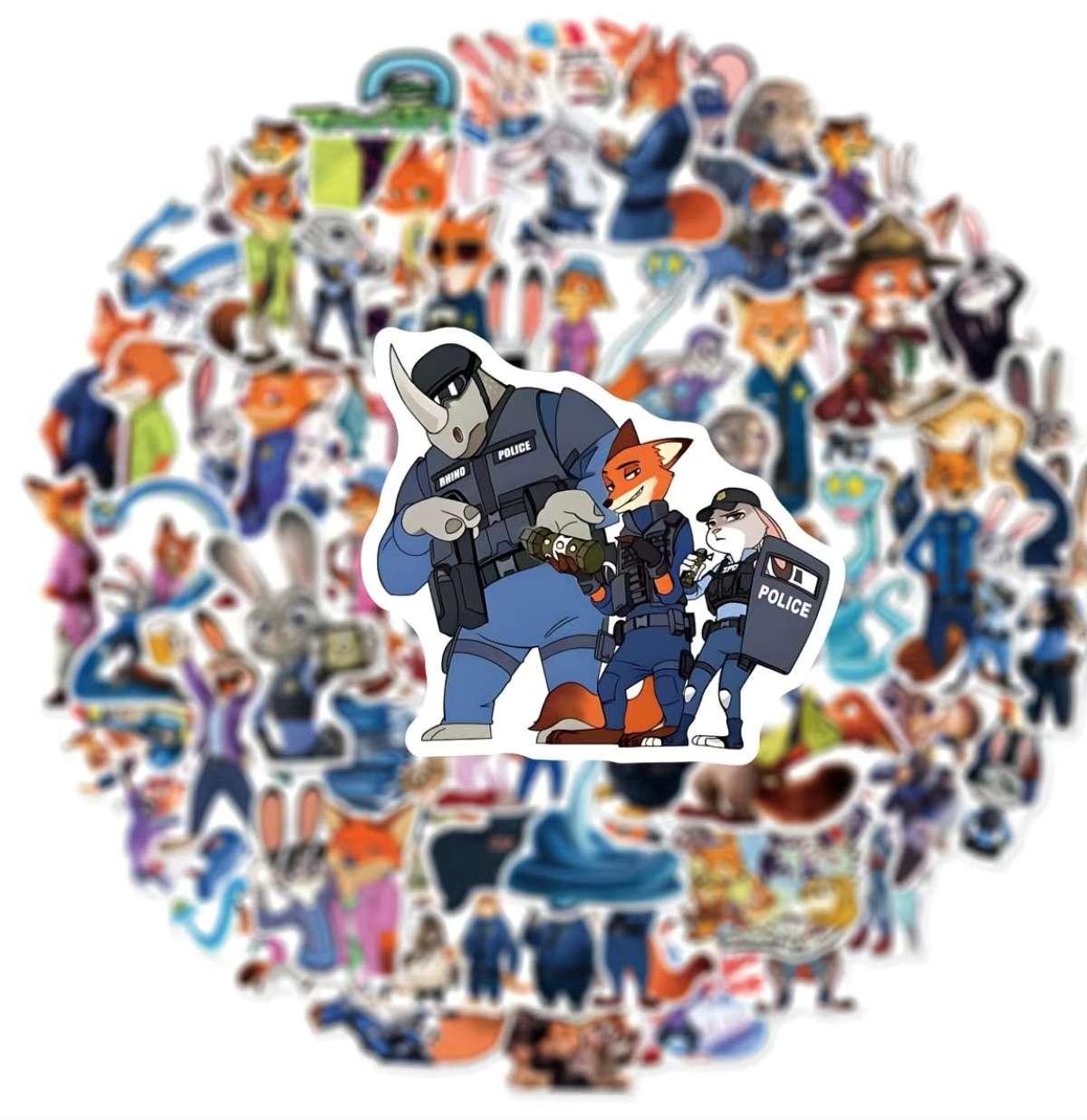 创意贴纸 工艺品礼品 创意礼物 可爱图案不干胶详情图7