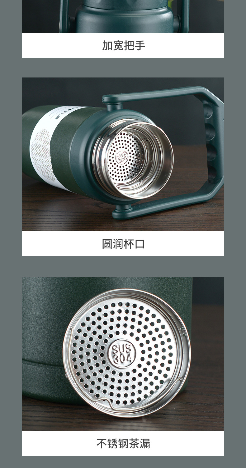 High-end business office cups include large-capacity 304 stainless steel insulated cups, portable cold water insulated cups and vacuum insulated kettles pic 7