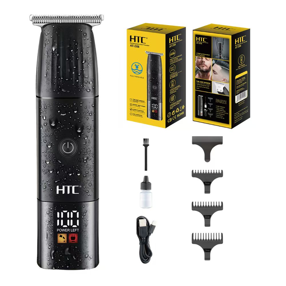 HTC AT 258电动剃须刀套装含充电器剃须网罩