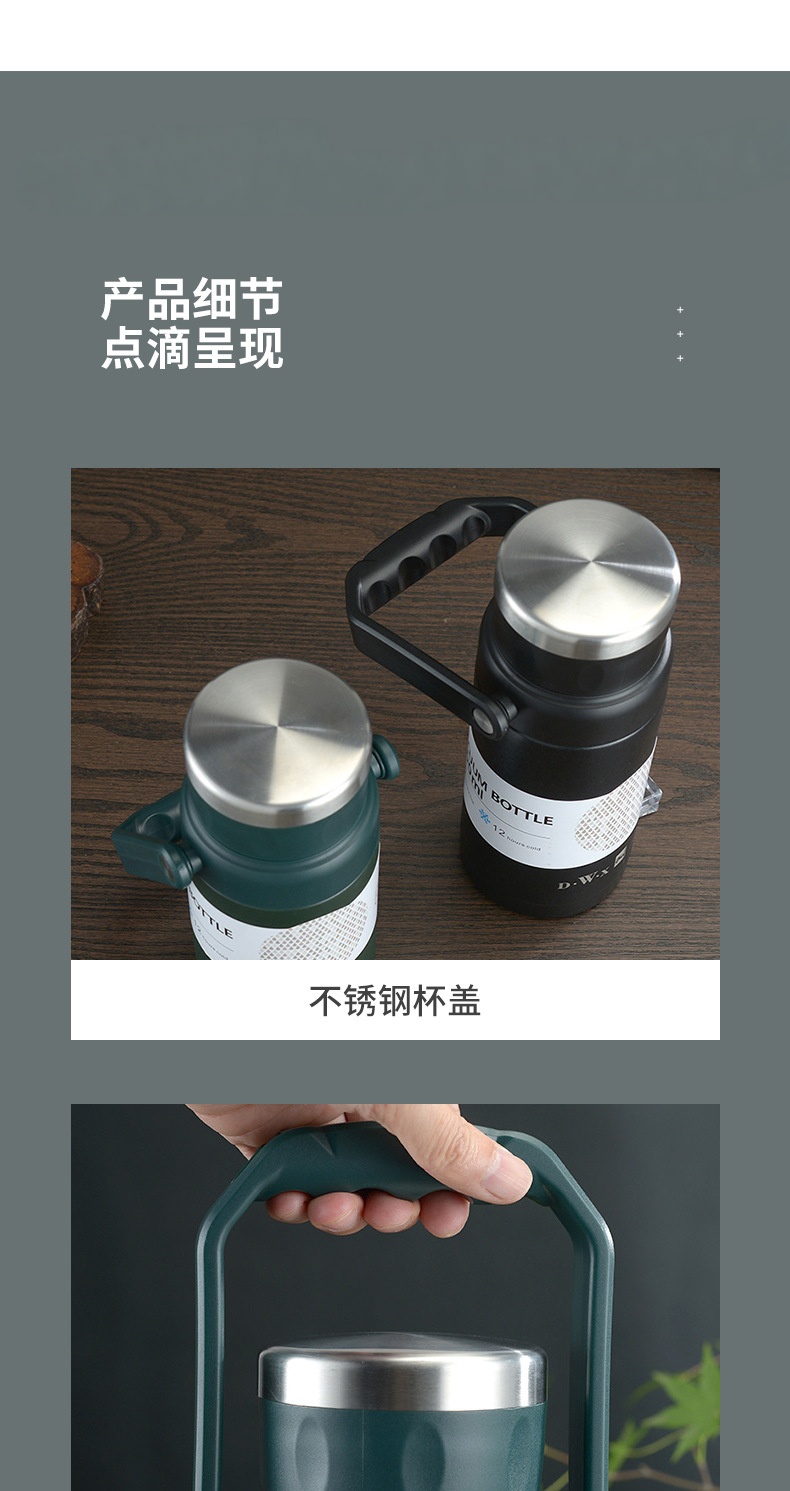 High-end business office cups include large-capacity 304 stainless steel insulated cups, portable cold water insulated cups and vacuum insulated kettles pic 6