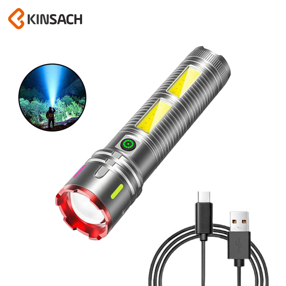 便携铝合金迷你手电筒LED手电筒照明灯户外多用途照明工具应急灯