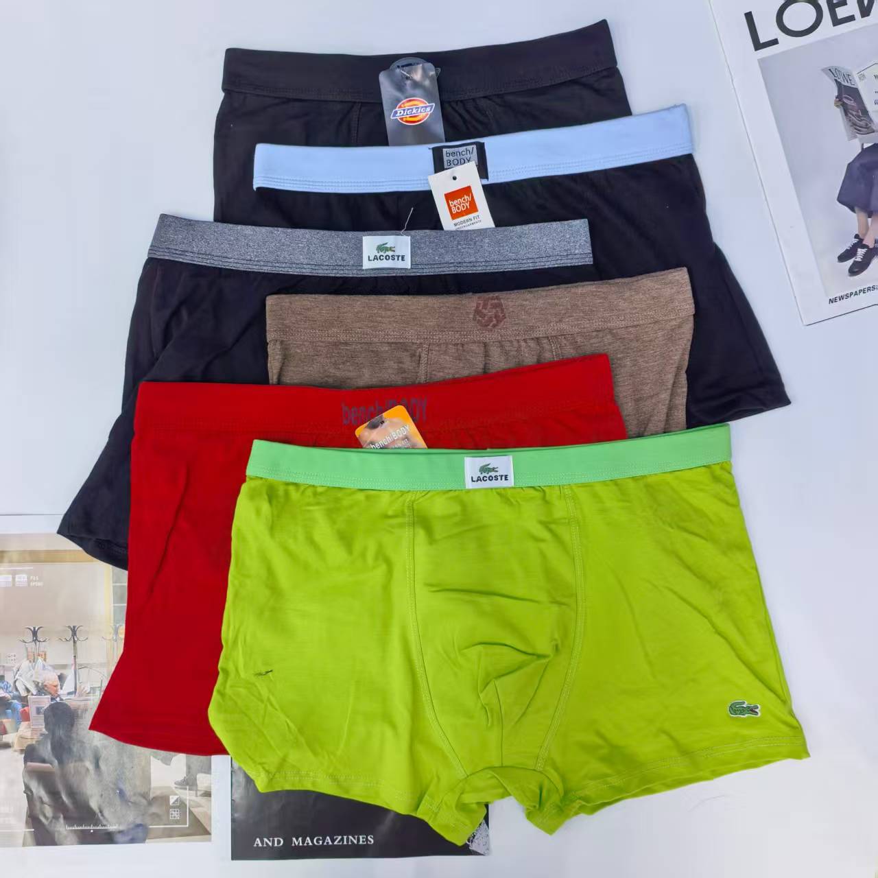 1465# Men's underwear for export to the Middle East and Africa, men's solid color pure cotton underwear, men's simple underwear QNI details Picture