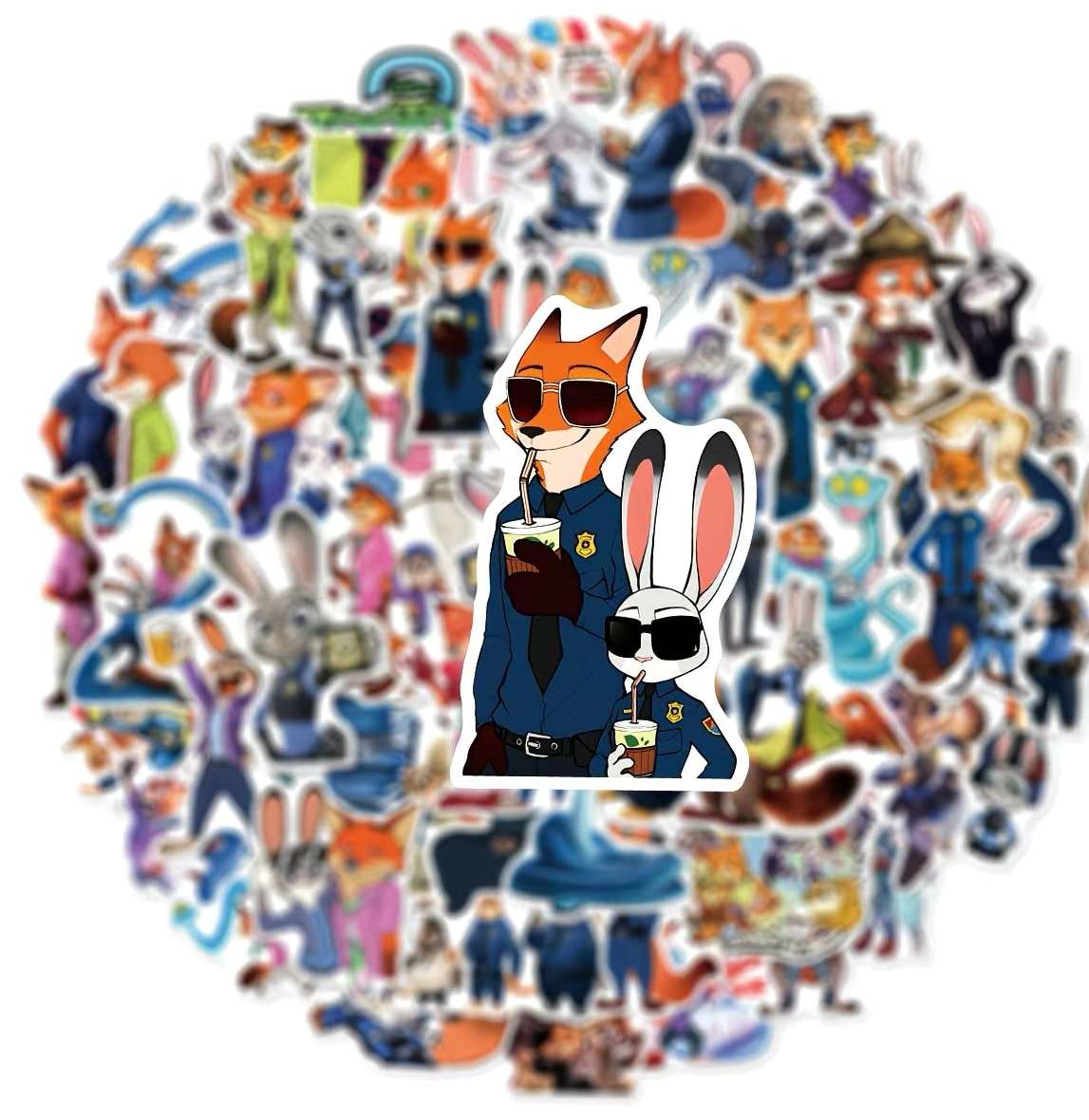 创意贴纸 工艺品礼品 创意礼物 可爱图案不干胶细节图