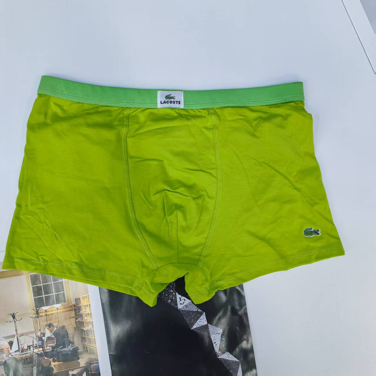 1465# Men's underwear for export to the Middle East and Africa, men's solid color pure cotton underwear, men's simple underwear QNI Item Picture