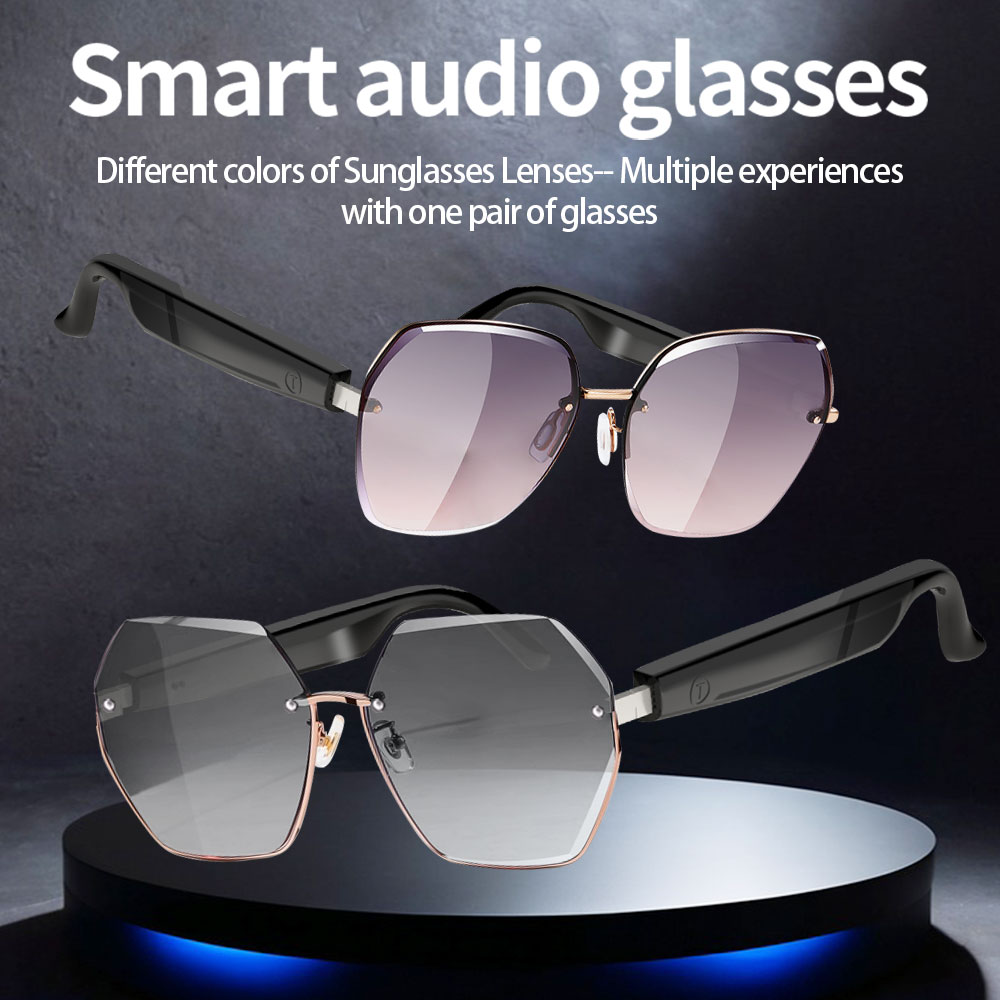 Smart glasses Y06-16 for listening to music, translating, answering and making phone calls Item Picture