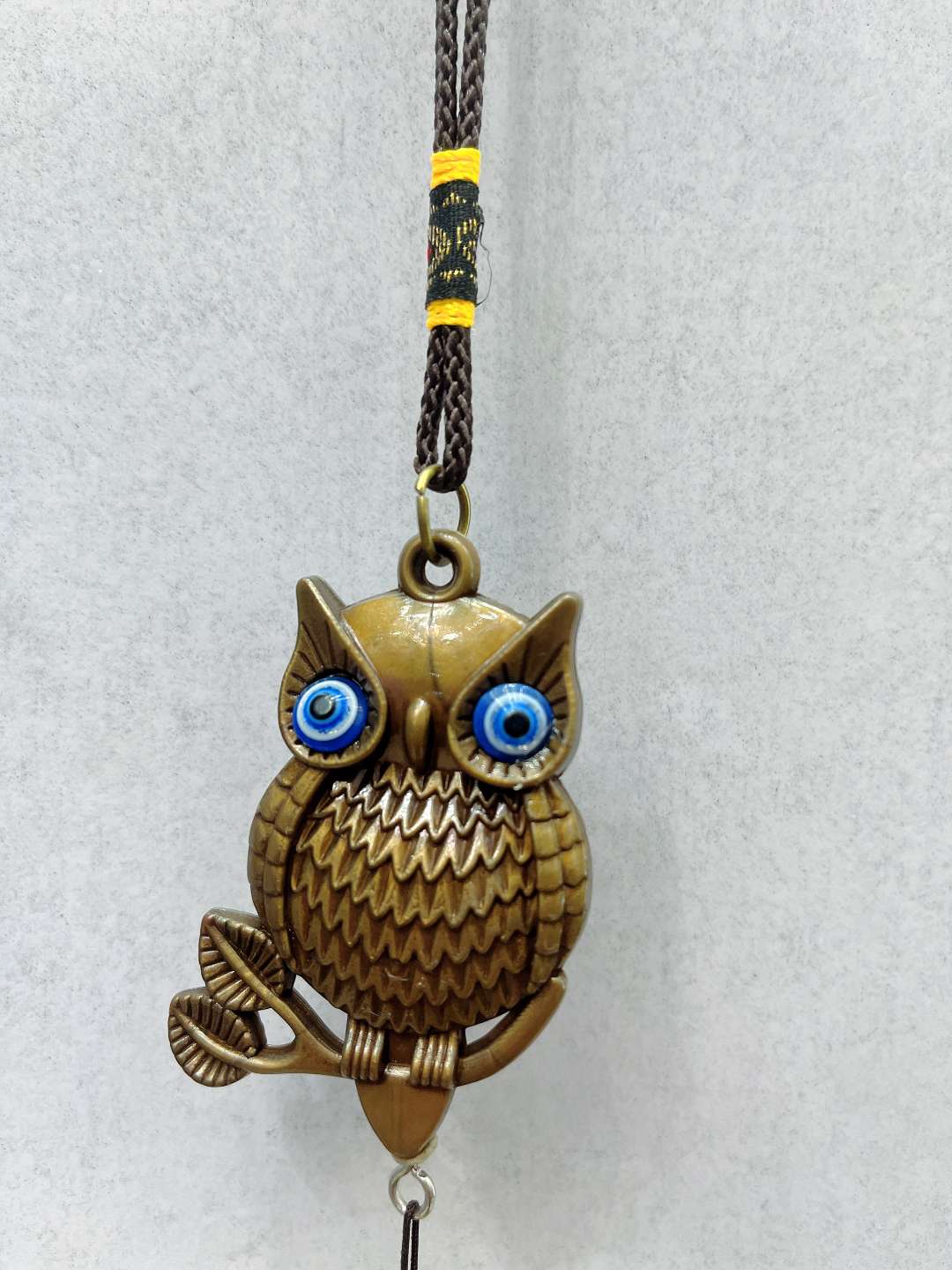 Blue Eye wind chimes, owl wind chimes, outdoor and balcony decorative pendants, travel creative gifts detail image 2