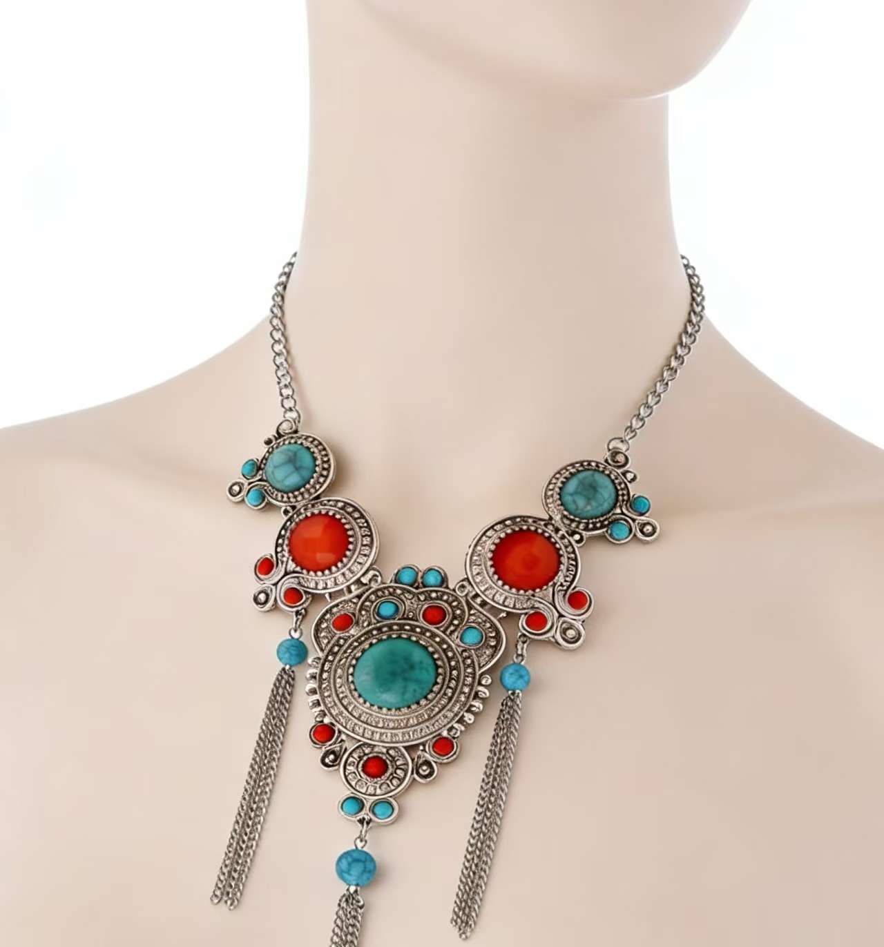 2026复古民族风藏族傣族欧美风尼泊尔传统时尚项链产品图