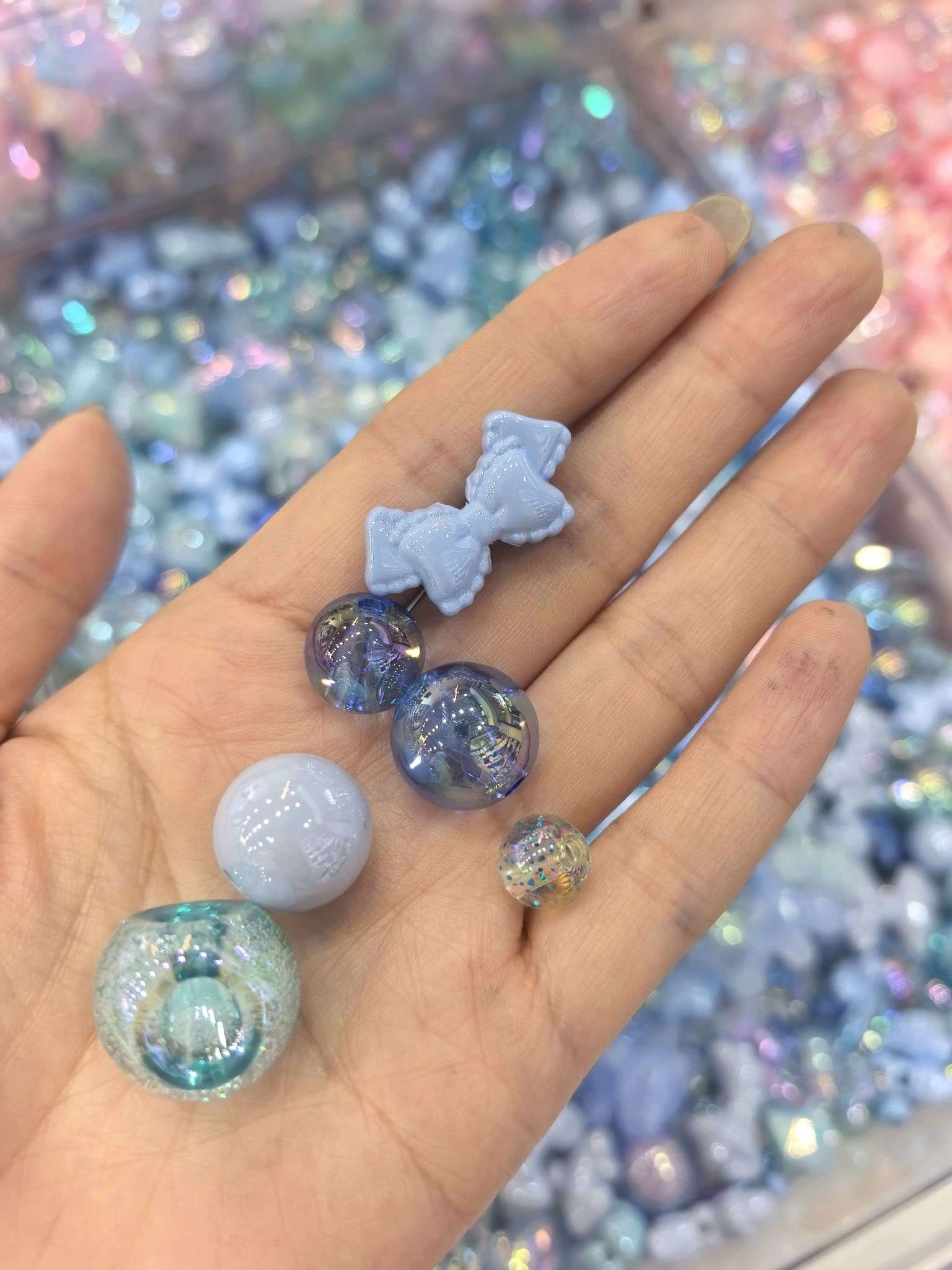 DIY jewelry pendants, mobile phone chain accessories, other jewelry accessories, anti-oxidation and anti-rust necklaces, earrings, pendants, universal details Picture