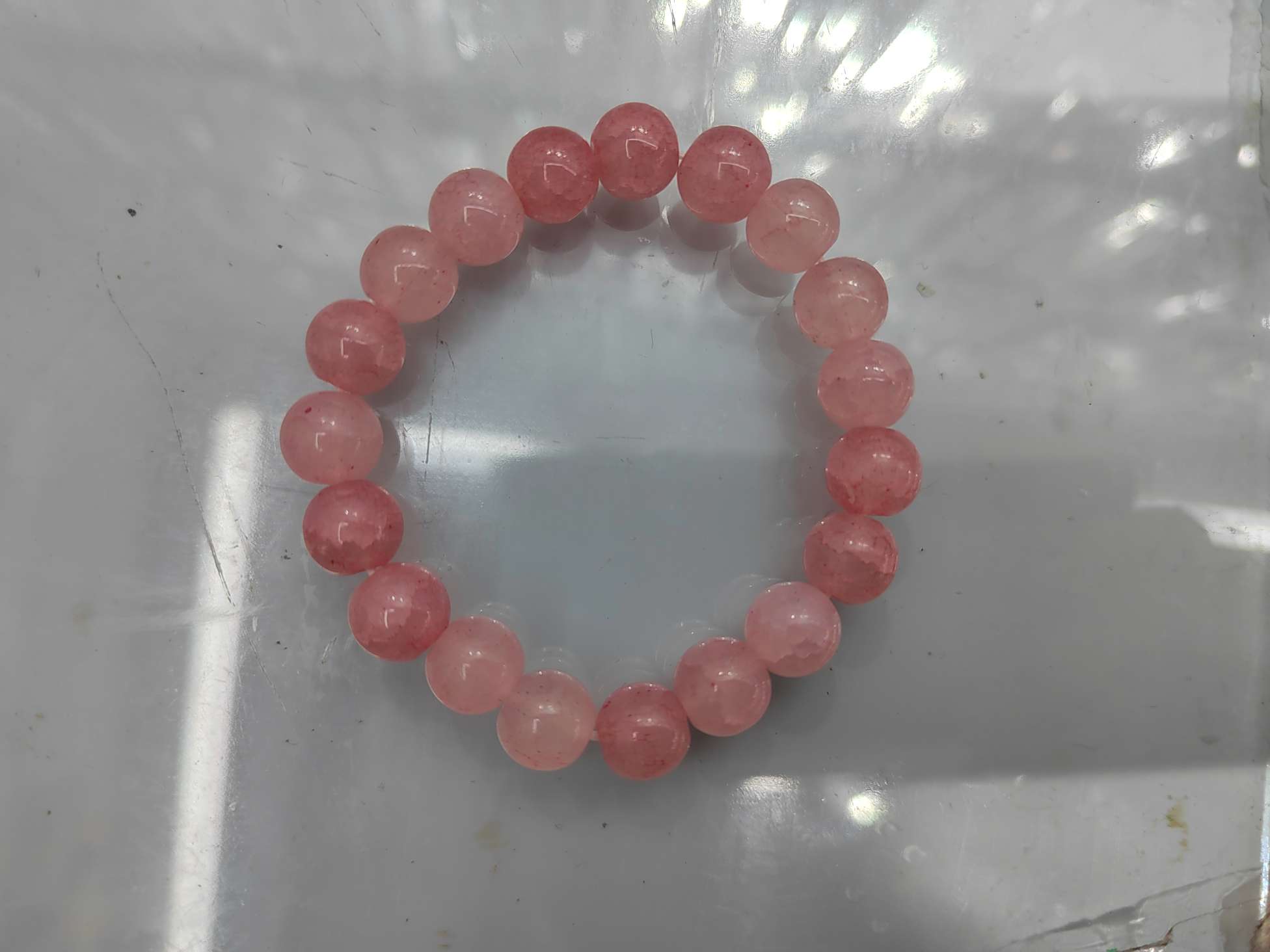 琉璃珠子10mm大珠子手链饰品时尚简约女款轻奢设计感手链