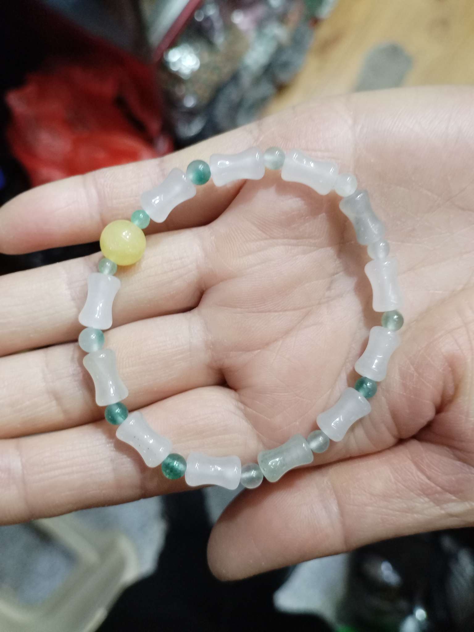 天山翠手串，精品手串，889