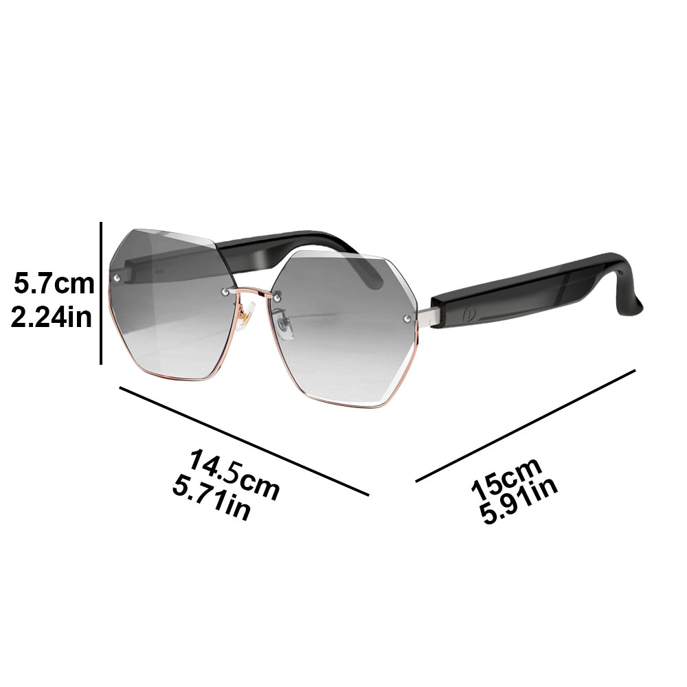 Smart glasses Y06-16 for listening to music, translating, answering and making phone calls Application Scenario