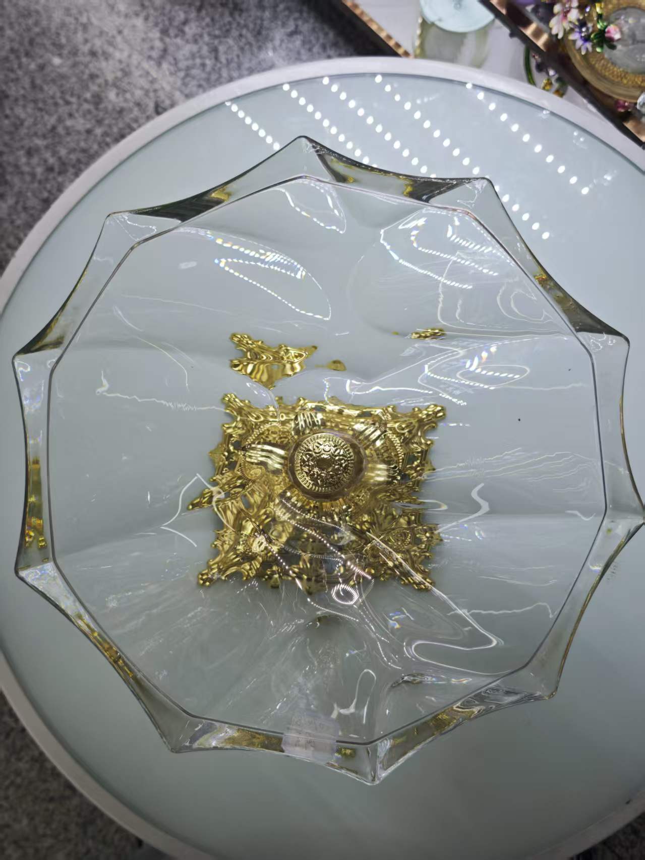 Household storage basket, fruit tray, 6-petal tray rack details Picture