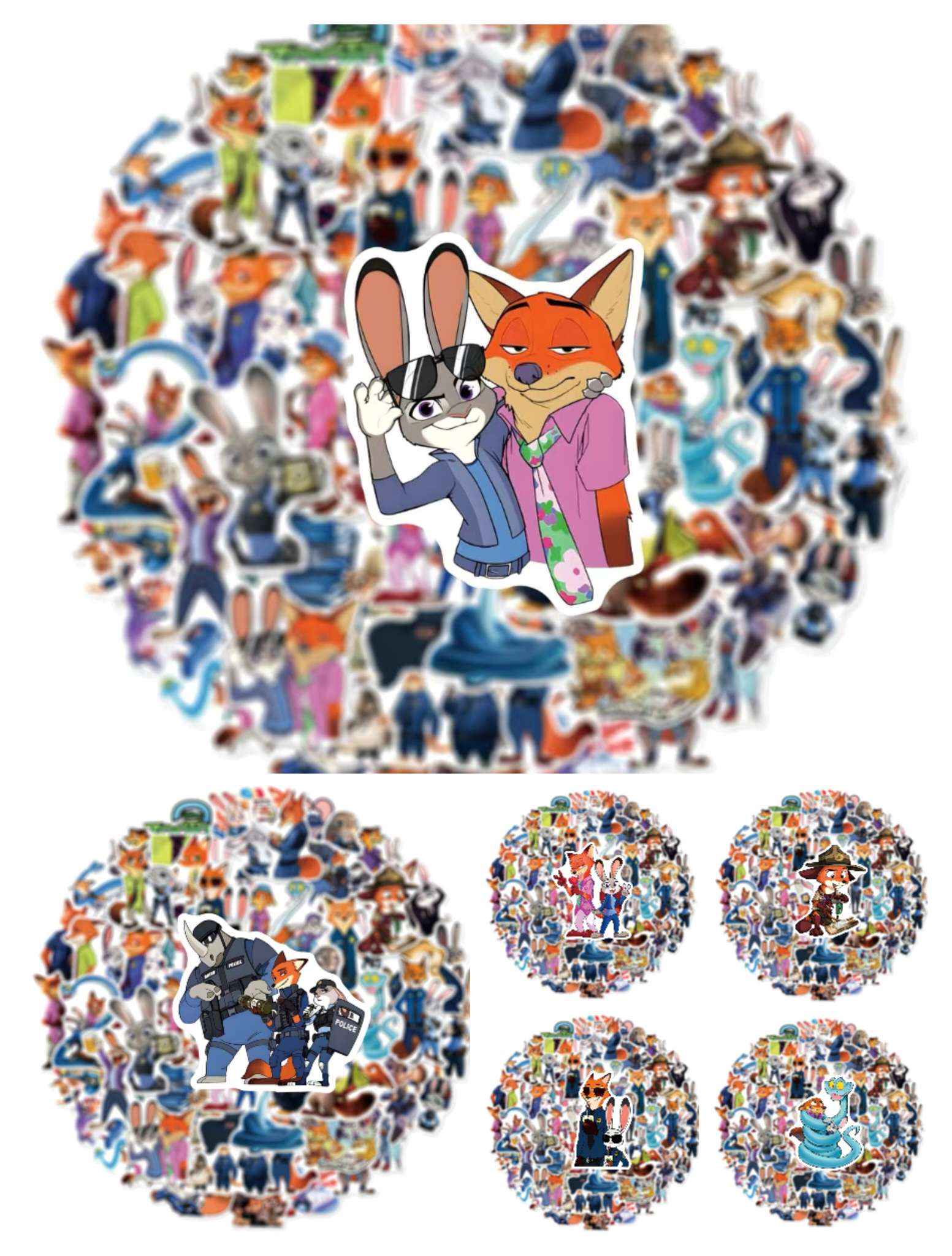 创意贴纸 工艺品礼品 创意礼物 可爱图案不干胶