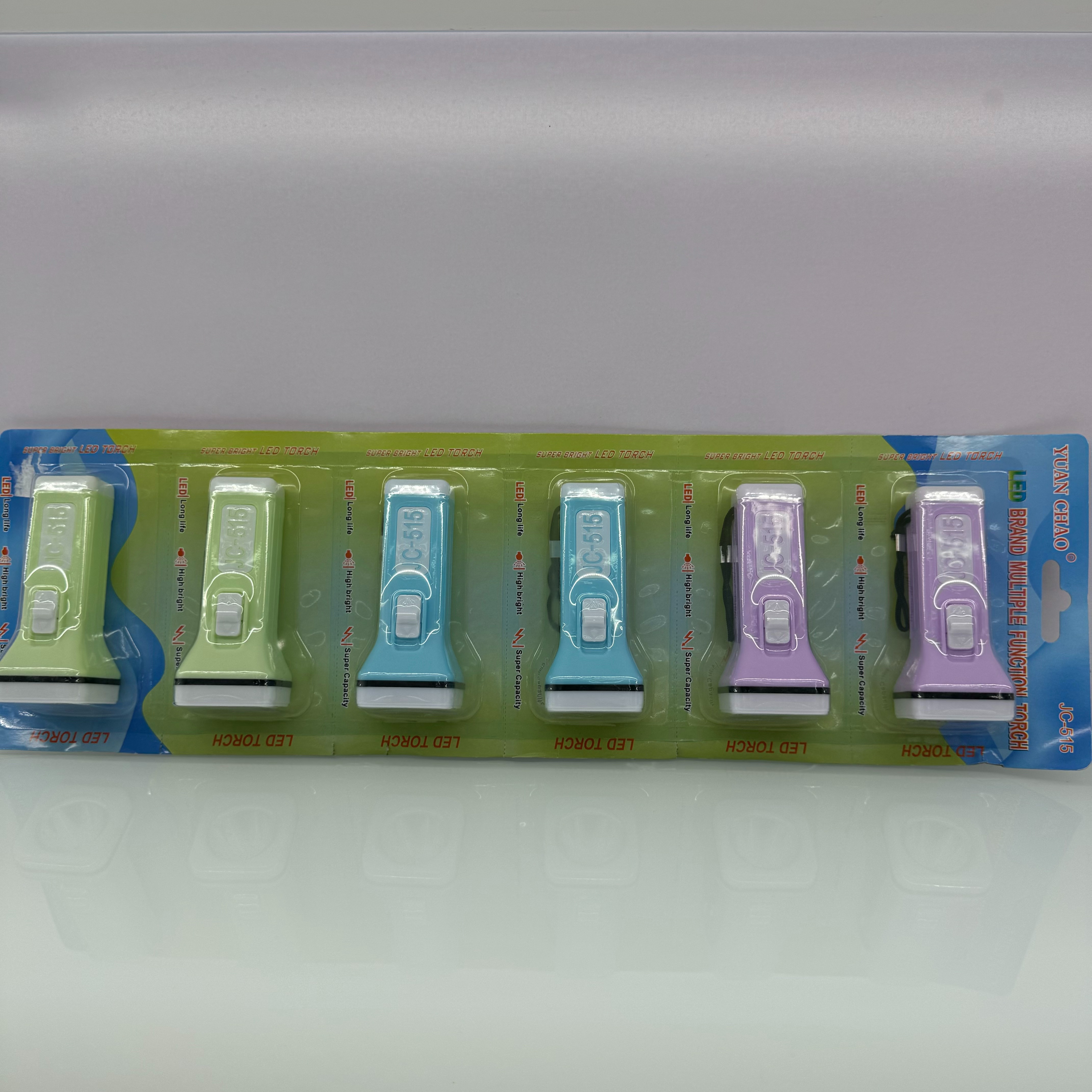 The green flashlight body is shockproof and durable for strong outdoor lighting pic 5