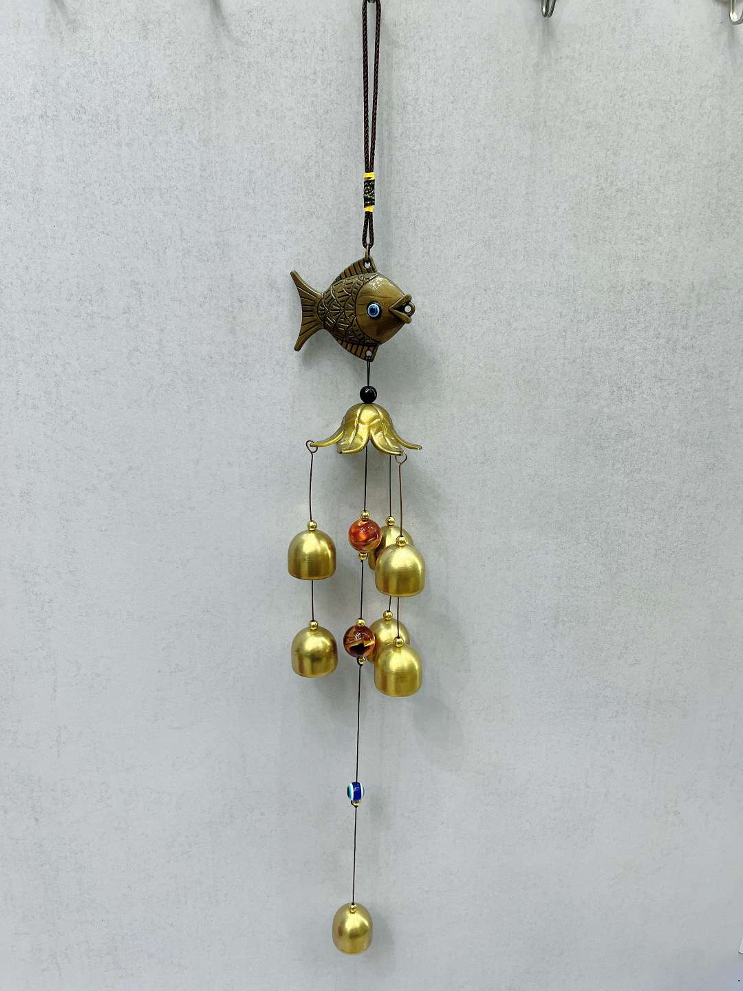 Blue eye wind chimes, fish wind chimes, balcony decorative pendants, travel accessories