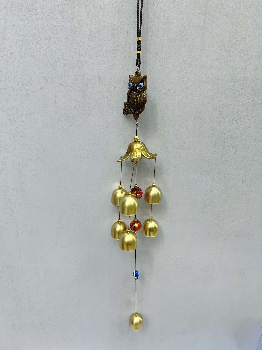 Blue Eye wind chimes, owl wind chimes, outdoor and balcony decorative pendants, travel creative gifts