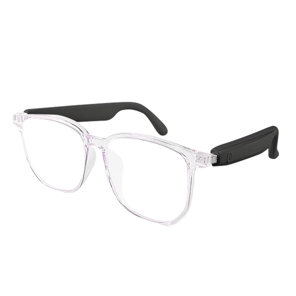 The transparent frame glasses have a lightweight, comfortable and anti-slip main body. The nose rest and temple can be adjusted to suit various face shapes