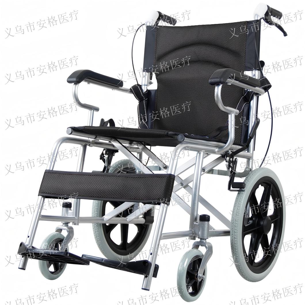 Wheelchair folding, lightweight, small elderly travel, ultra-light, simple trolley, disabled elderly mobility vehicle, wheelchair for the elderly Application Scenario