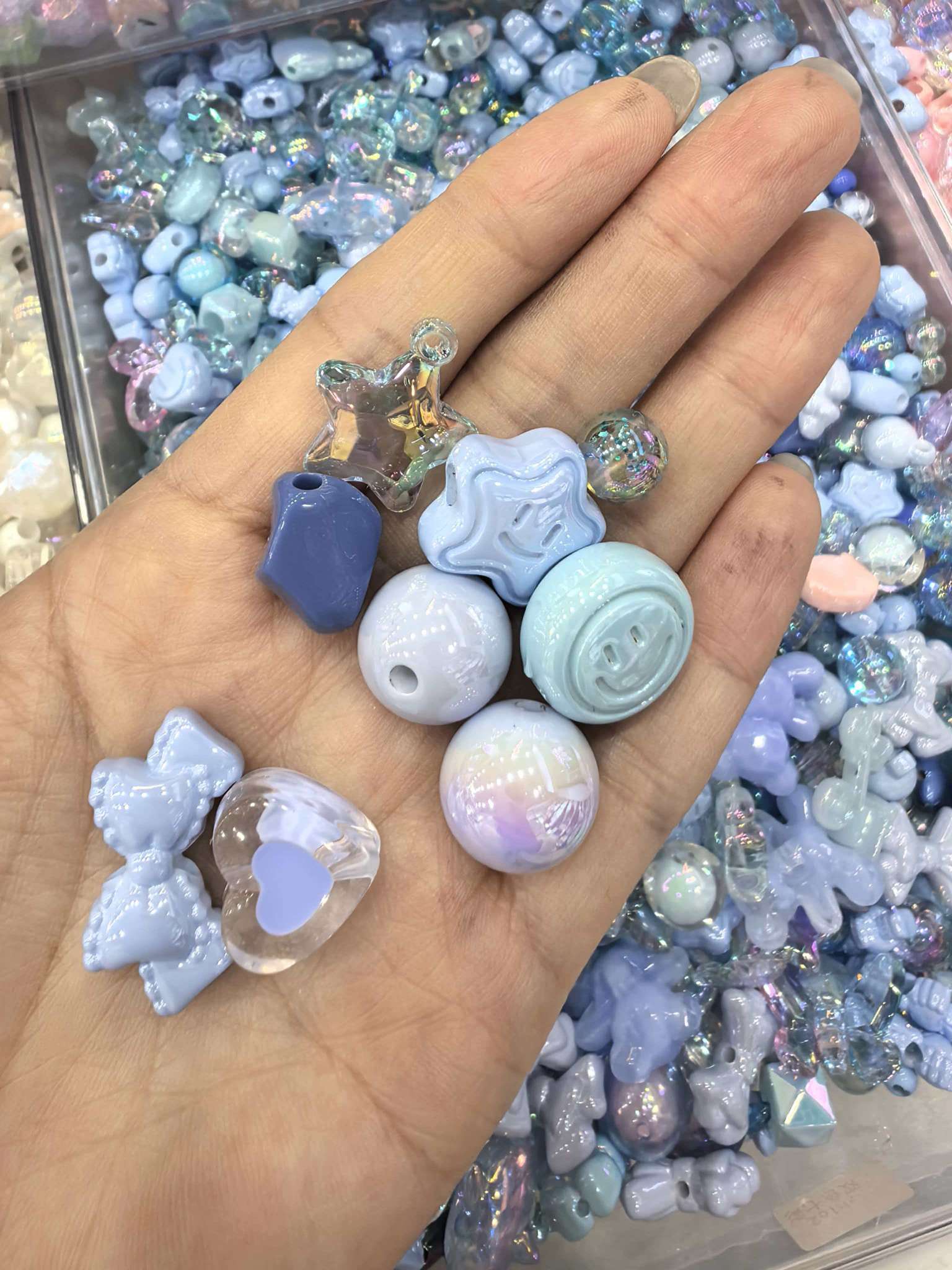 DIY jewelry pendants, mobile phone chain accessories, other jewelry accessories, anti-oxidation and anti-rust necklaces, earrings, pendants, universal details Picture