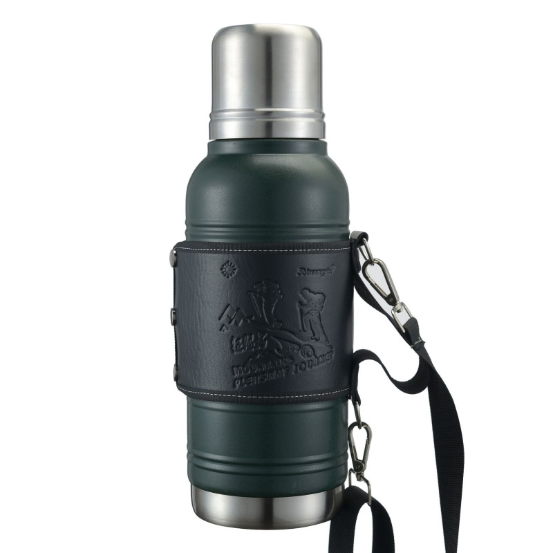 High-end business portable large-capacity 304 stainless steel insulated kettle, portable with a backpack, insulated and chilled cup, vacuum cup pic 16