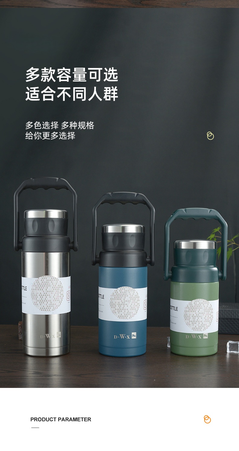 High-end business office cups include large-capacity 304 stainless steel insulated cups, portable cold water insulated cups and vacuum insulated kettles pic 4