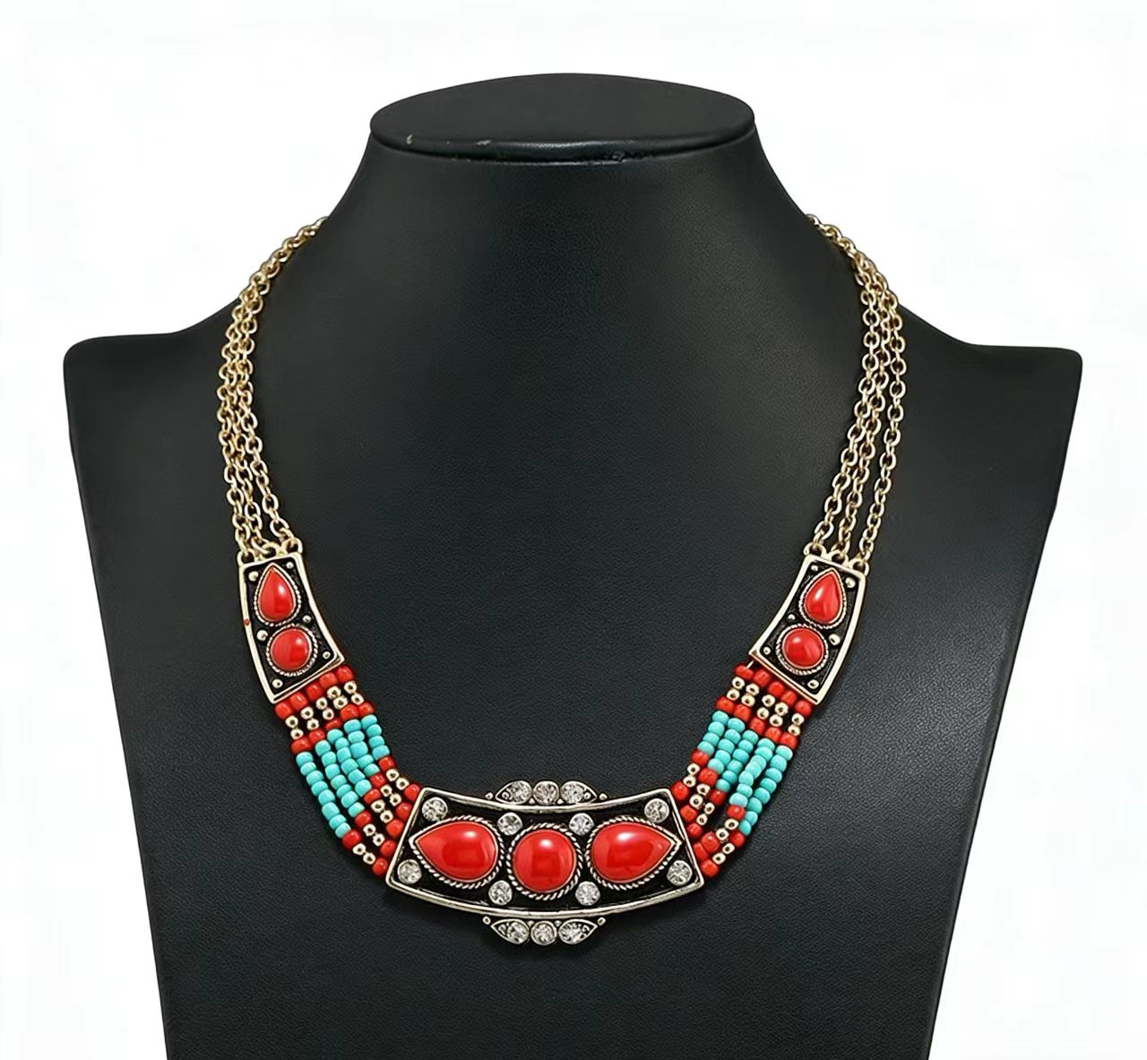 2026复古流行欧美风尼泊尔波西米亚风民族风时尚项链