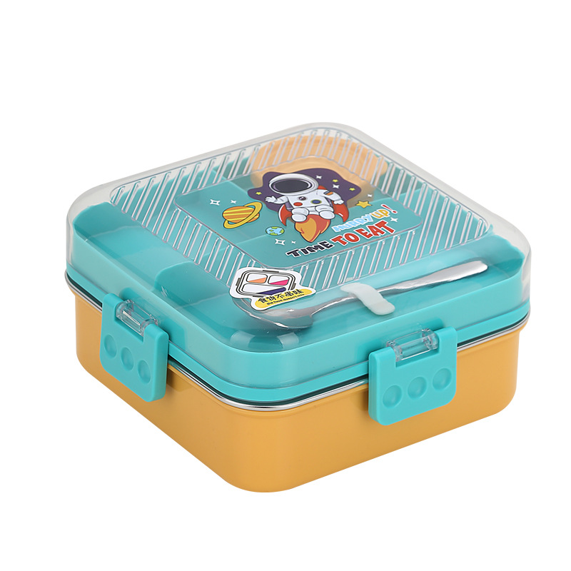 卡通图案儿童饭盒便当盒160ml防漏便携保温饭盒详情2