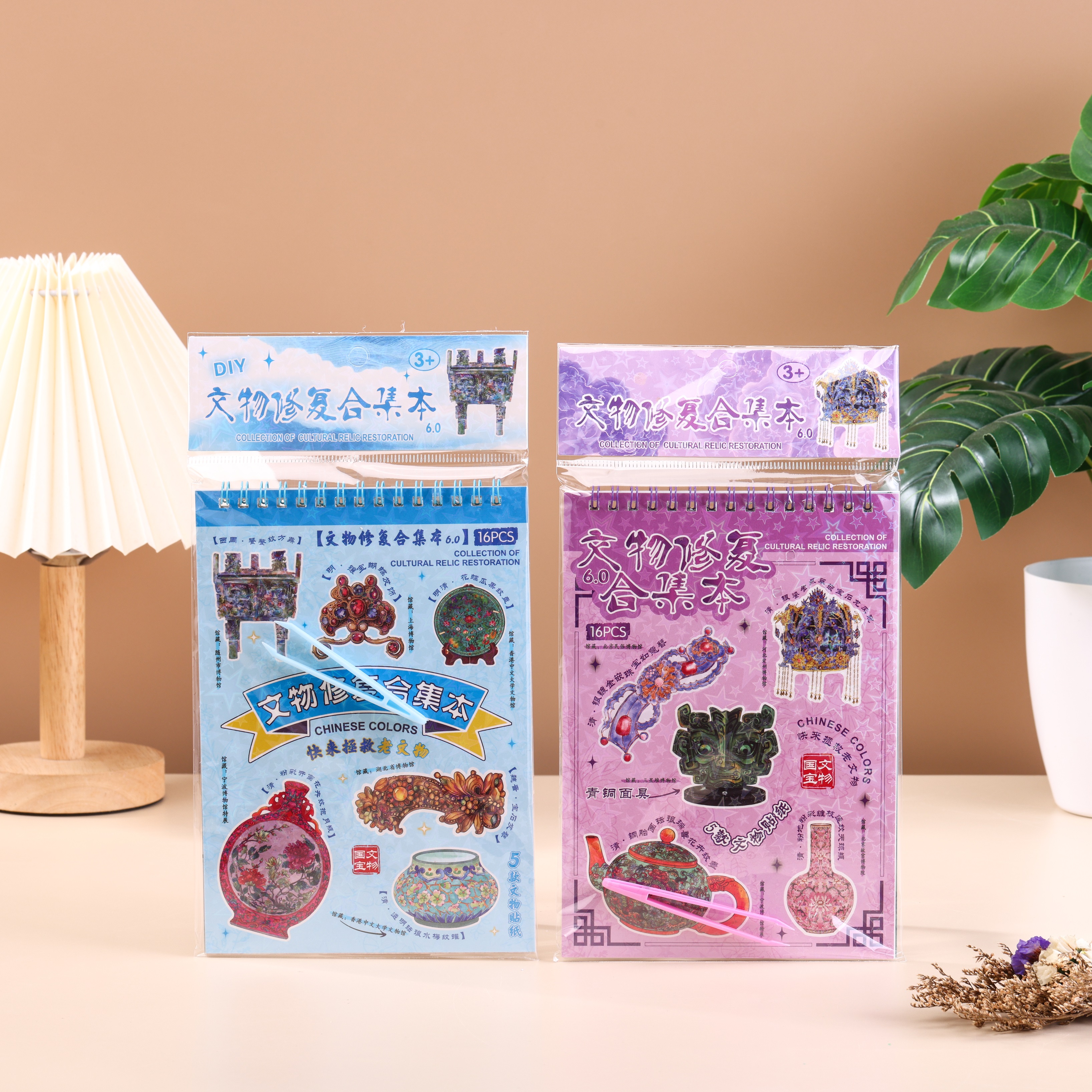 3D puzzle sticker Vase restoration collection: The beauty of this cultural relic, children's fun 3D puzzle sticker diy handicraft details Picture