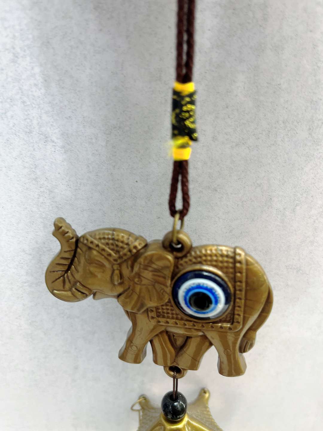 Blue Eye wind chimes, elephant wind chimes, outdoor, balcony decorative pendants, travel gifts detail image 2