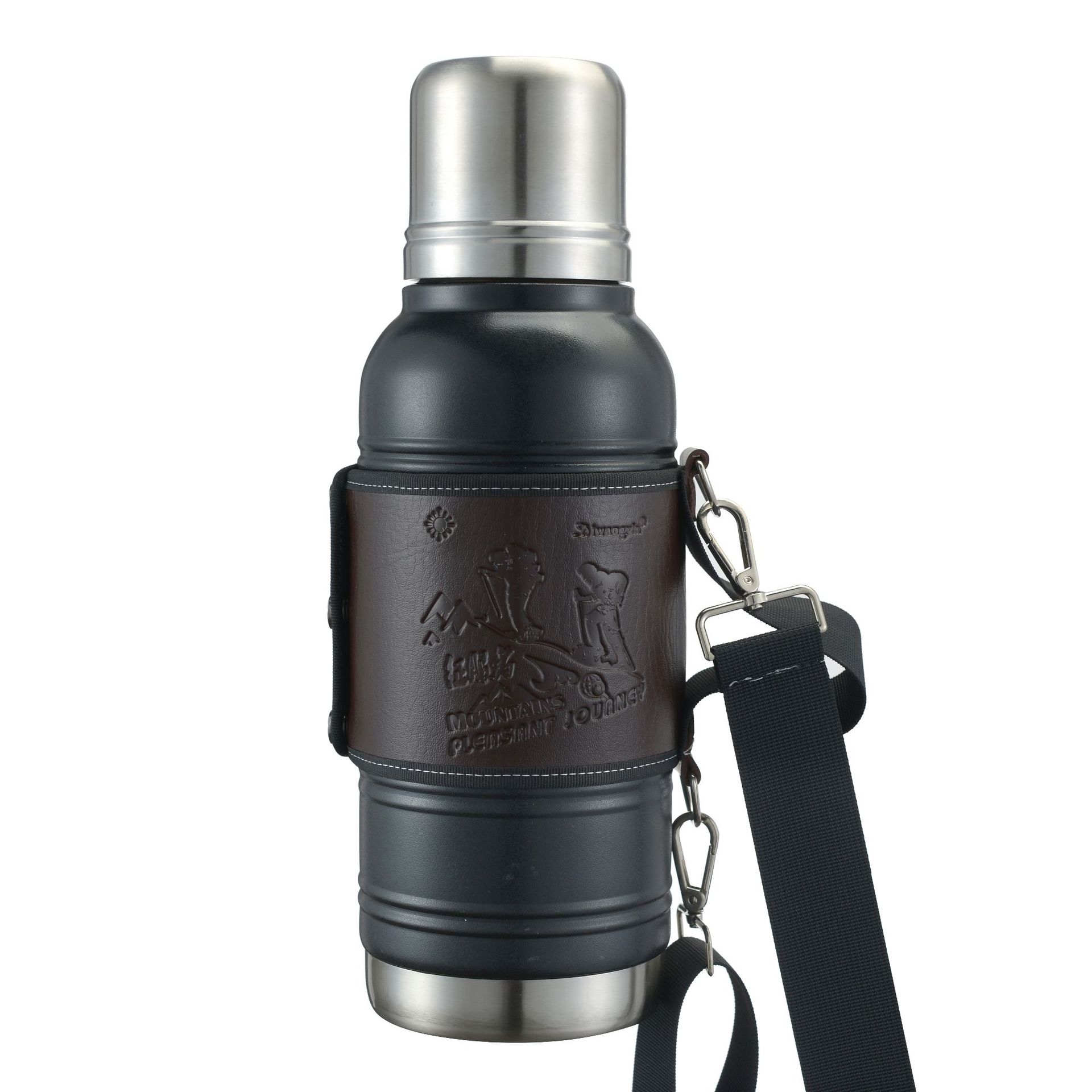 High-end business portable large-capacity 304 stainless steel insulated kettle, portable with a backpack, insulated and chilled cup, vacuum cup Application Scenario