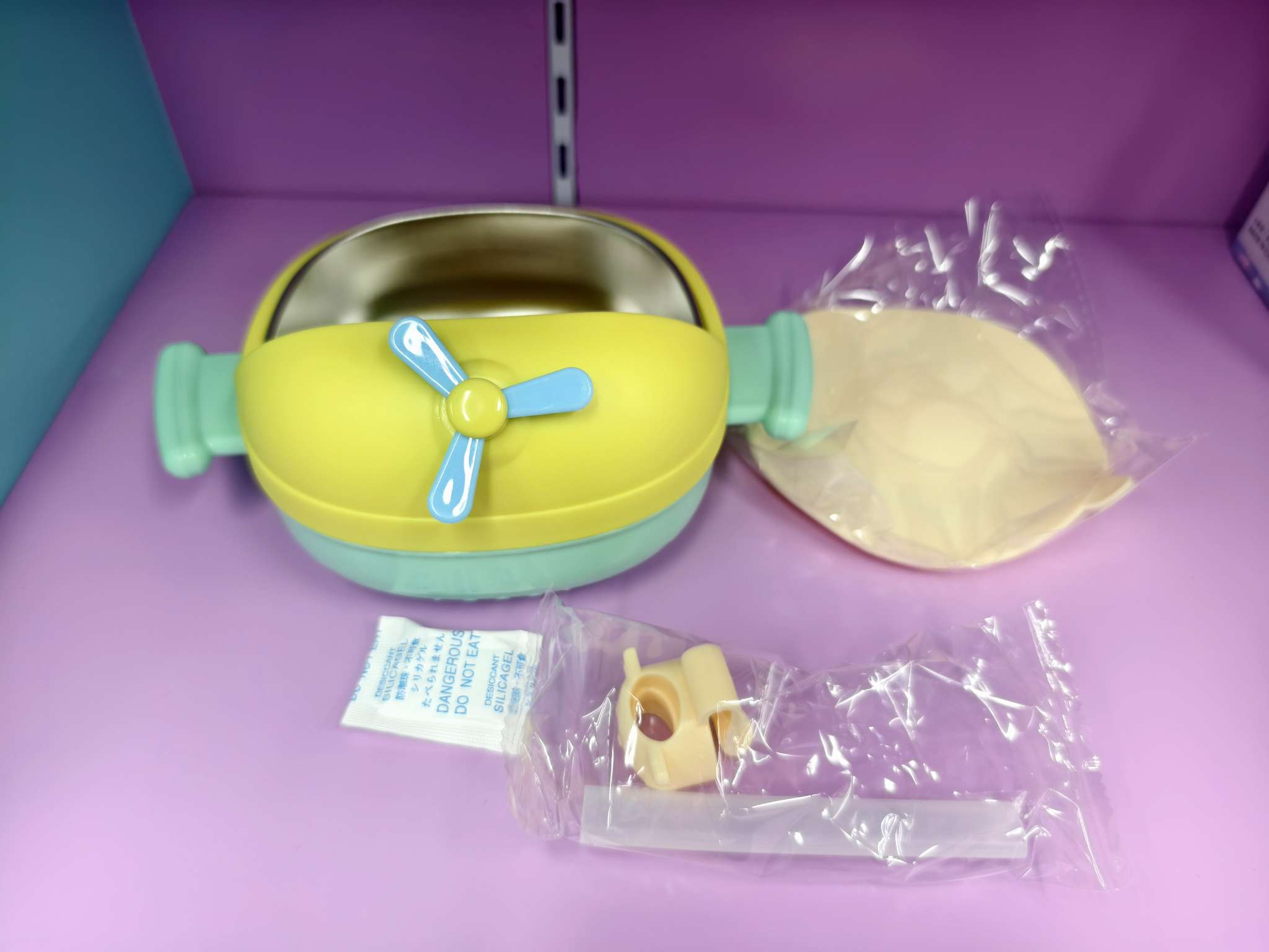 母婴用品辅食碗哺育喂养喂养餐具不锈钢316食品级小飞机童趣300ml带吸管详情图2