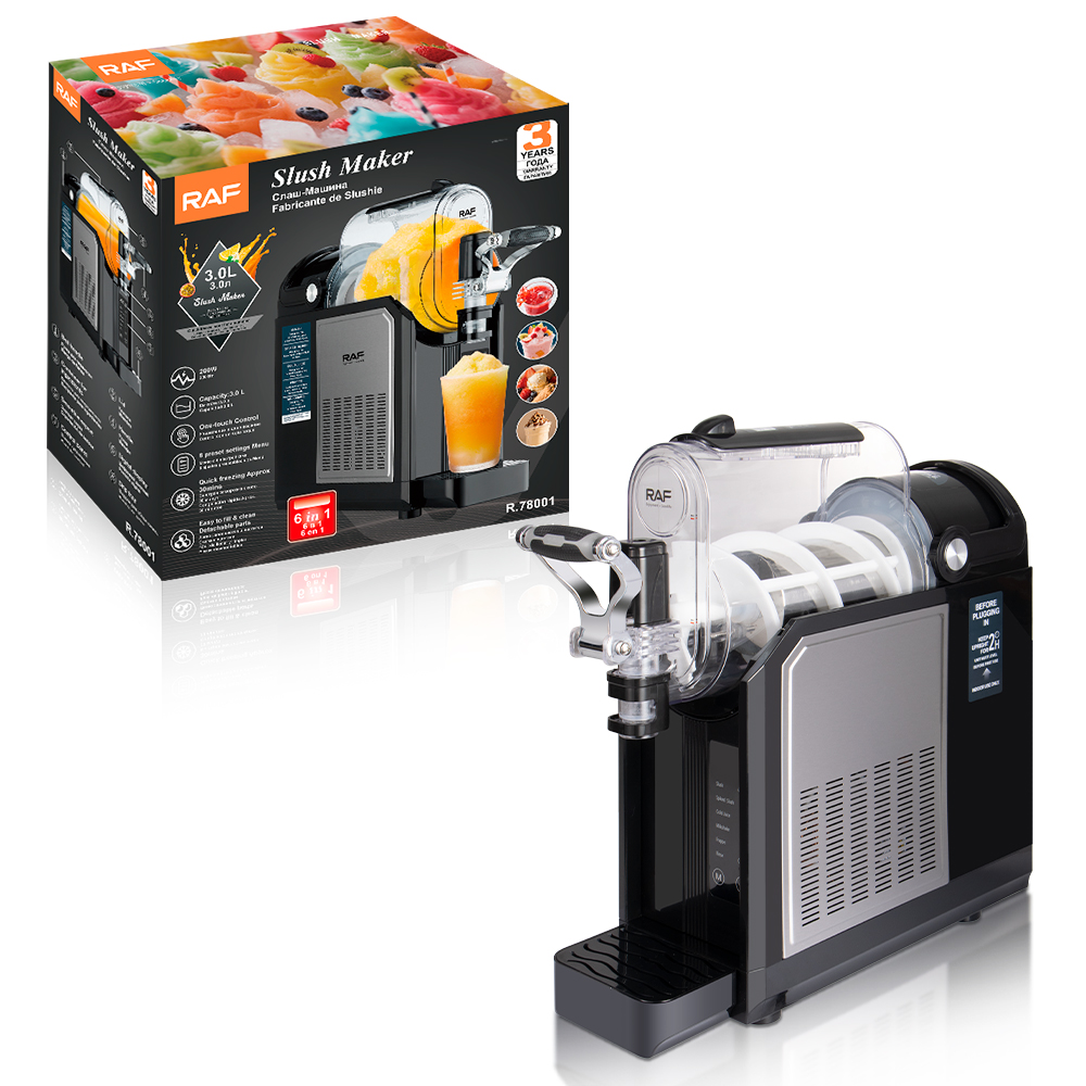 RAF European-style ice cream machine, fully automatic multi-functional cold drink machine, automatic cleaning, smoothie machine, fluffy machine, snow melting machine Application Scenario