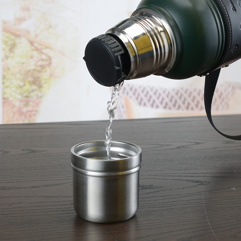 High-end business portable large-capacity 304 stainless steel insulated kettle, portable with a backpack, insulated and chilled cup, vacuum cup pic 13