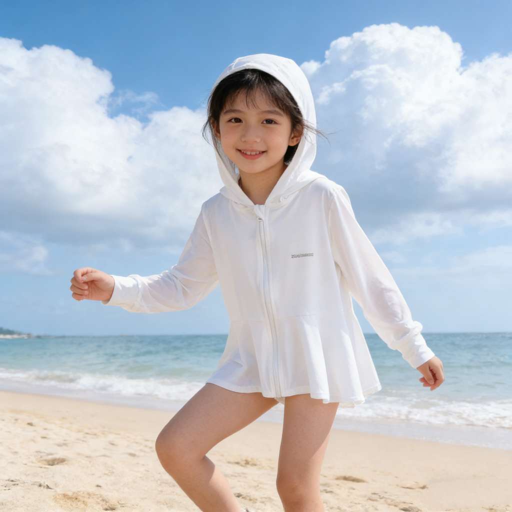防晒女童运动户外服饰冰凉透气防晒衣 Item Picture