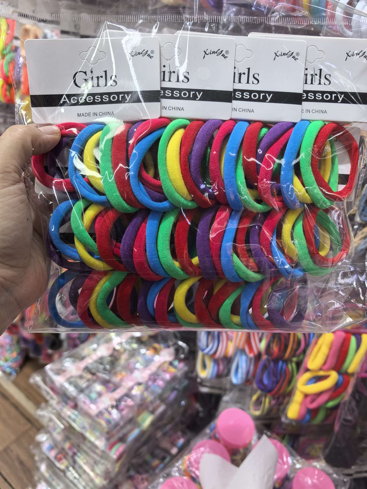 发绳头饰时尚饰品女款可爱发圈发夹组合装