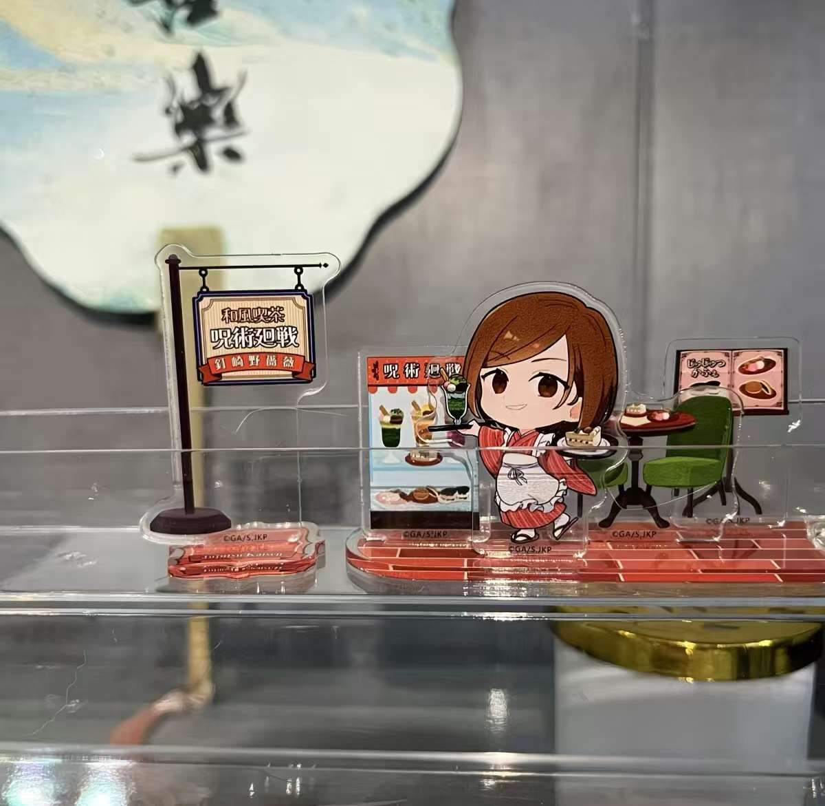 定制Q版场景立牌，收藏摆件，店铺/展会的桌面装饰​，角色主题，钥匙扣、冰箱贴
​详情图3