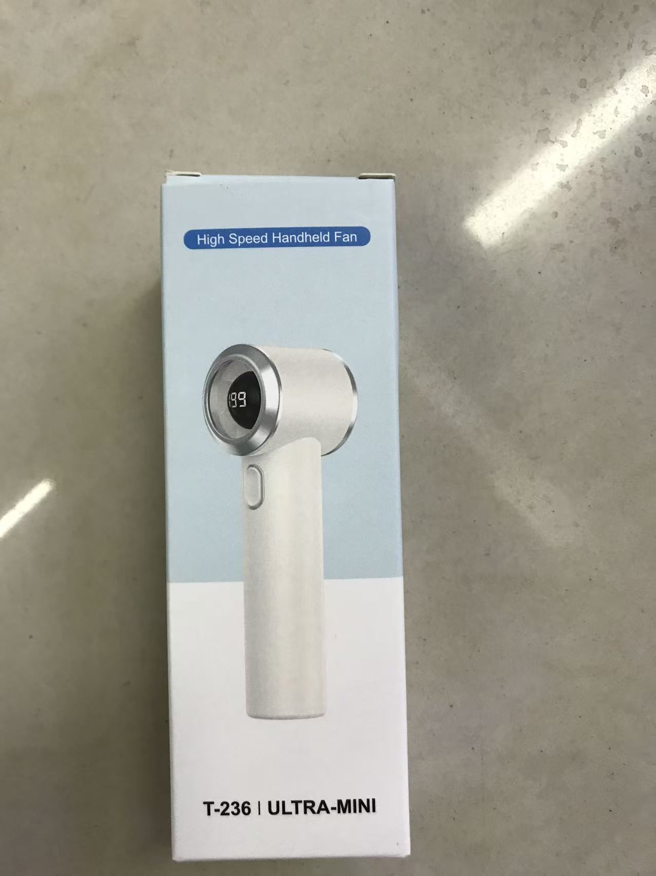 Handheld fan T236 Ultra-mini high-speed portable fan packaging box