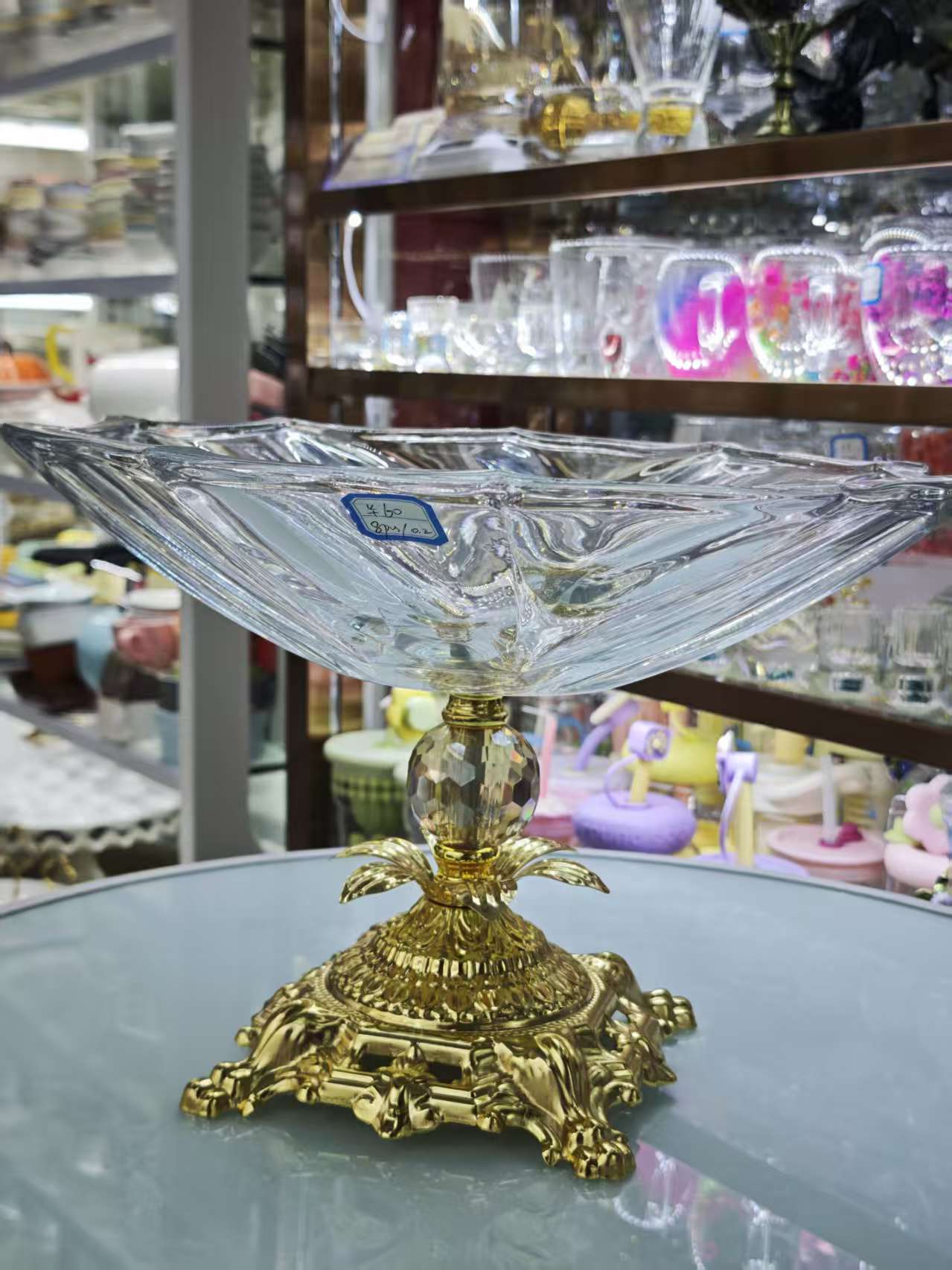 Household storage basket, fruit tray, 6-petal tray rack Specification image