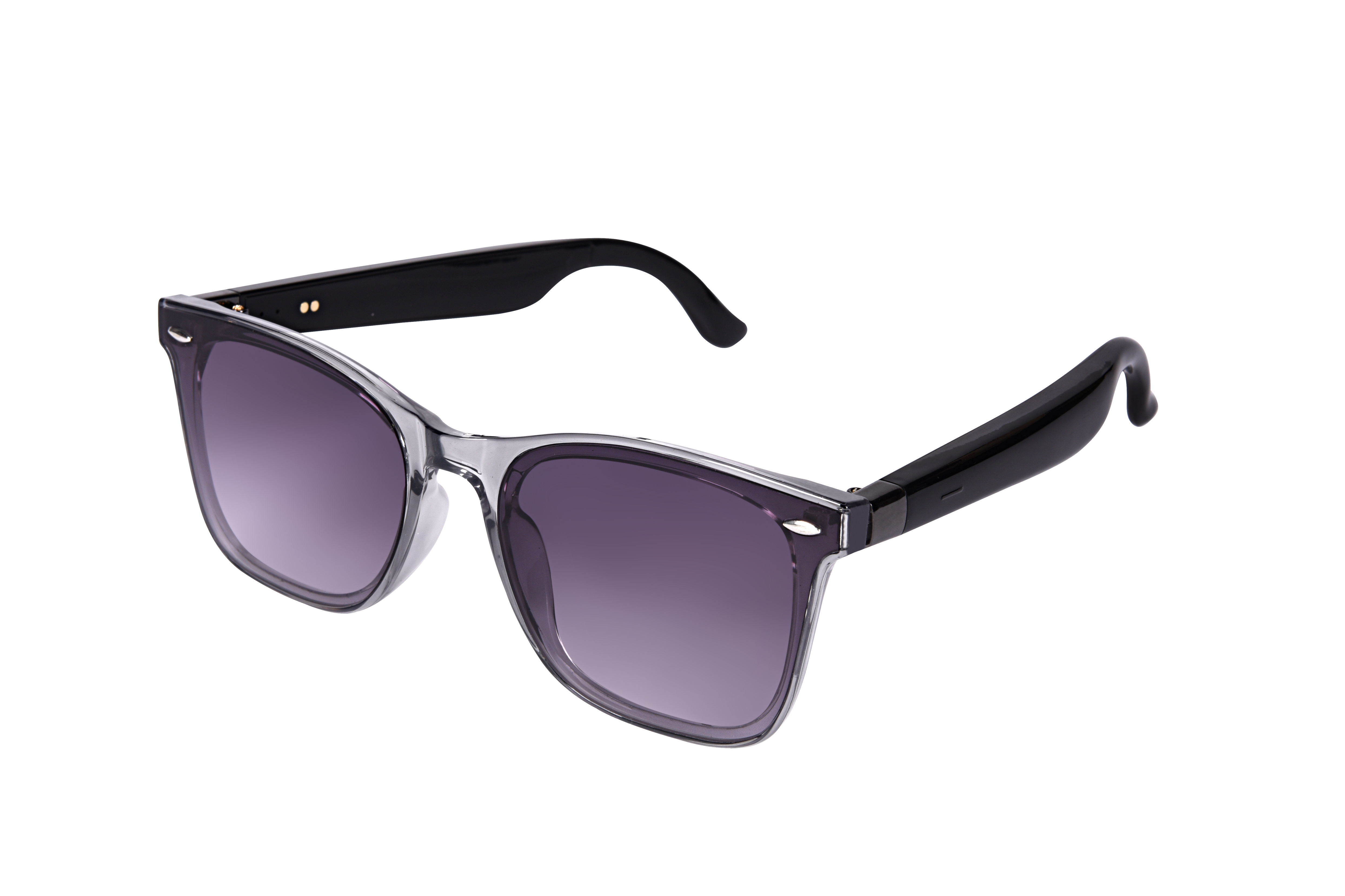 Black sunglasses for men, UV-resistant sunglasses, classic and fashionable glasses details Picture