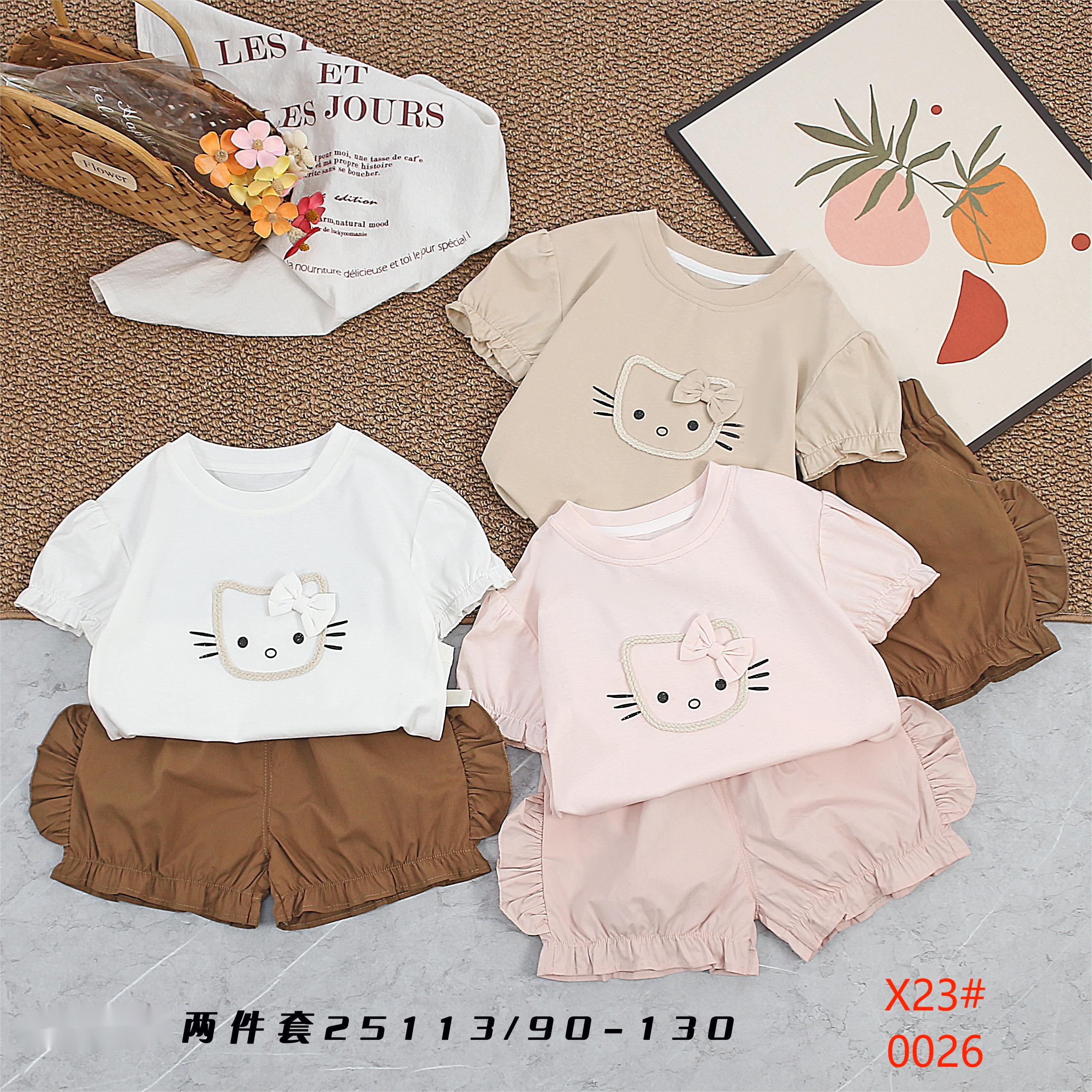 Two-piece children's clothing set, top and shorts, children's casual set for spring and summer, breathable and comfortable Application Scenario