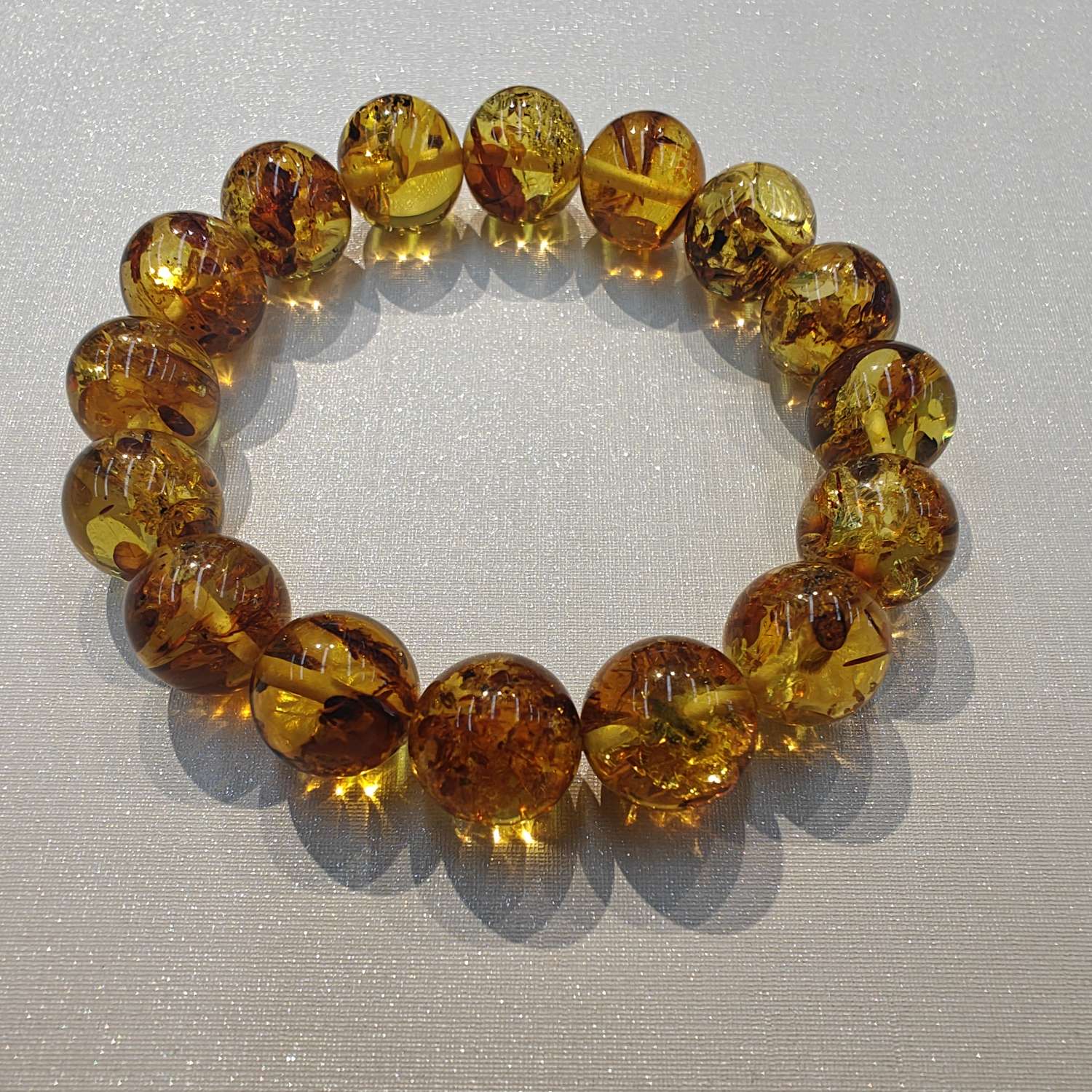 花珀手串精品文玩手串