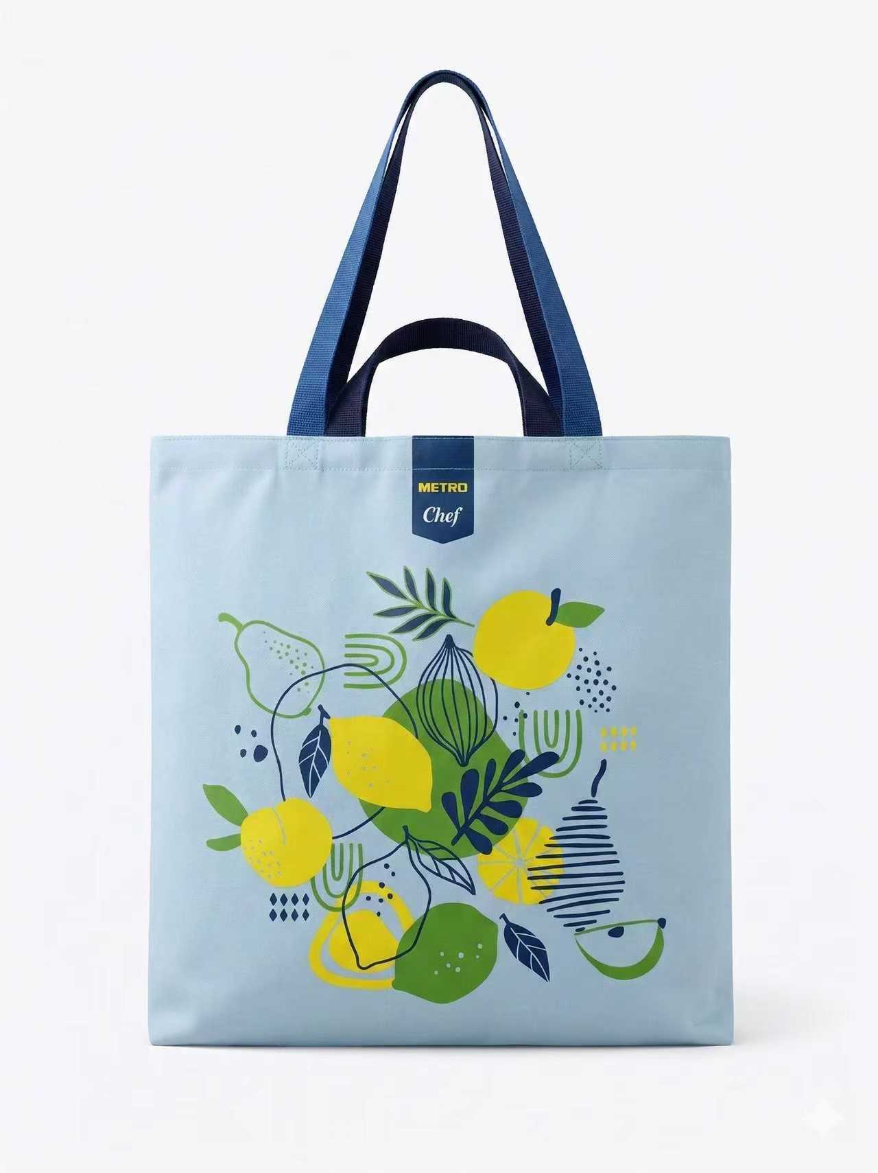 Customized blank canvas bags with a high-end, thickened advertising hand-held artistic canvas bag as a souvenir gift bag Item Picture