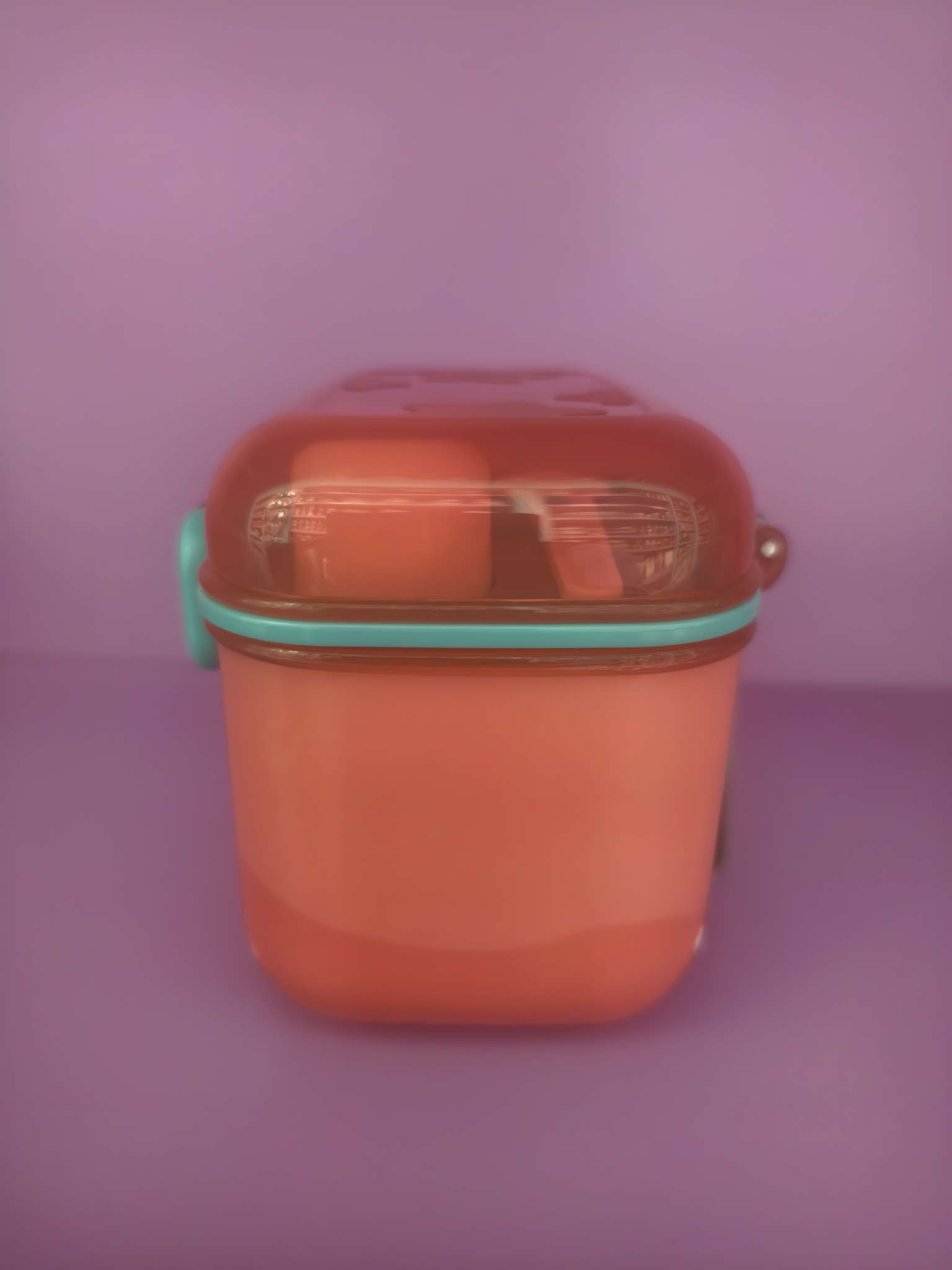Baby and maternal products milk powder storage box, moisture-proof and sealed milk powder box, 360ml, 180g, with handle, safe, non-toxic and odorless Specification image