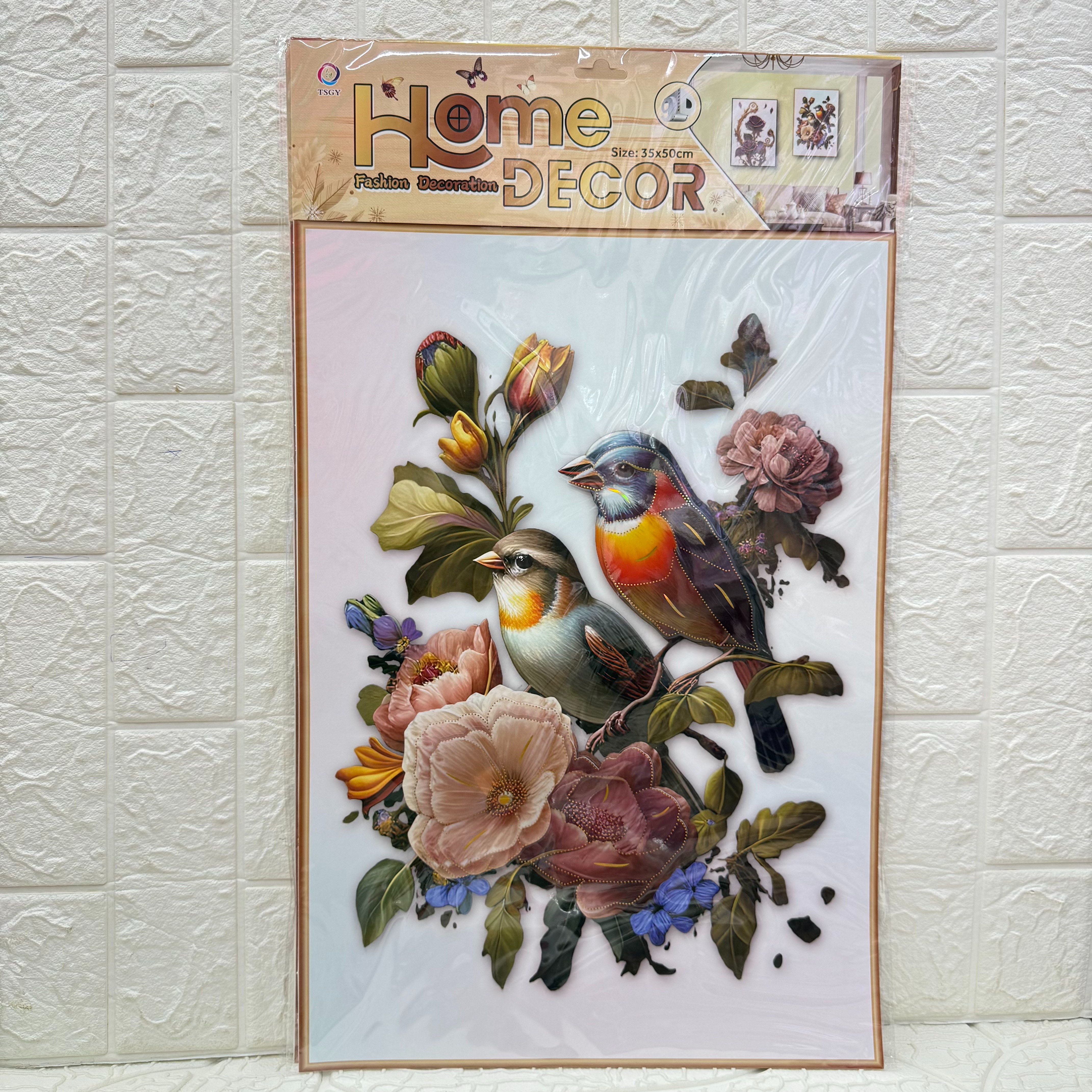 Three-dimensional photo frame vase layer-by-layer pasting, three-dimensional handcrafted layer-by-layer wall pasting, European-style room decoration wall pasting details Picture