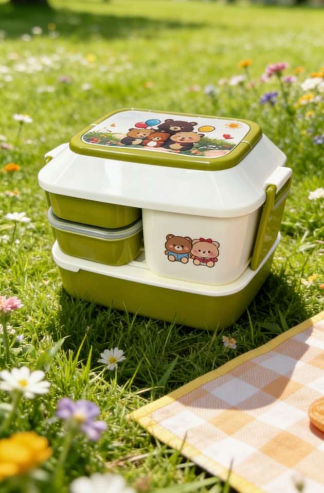 Food-grade lunch boxes, bento boxes with soup sets, student and children's lunch boxes, portable tableware lunch boxes, lunch boxes, and outdoor bento boxes detail image 5
