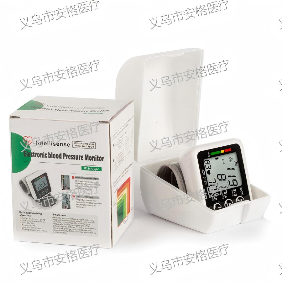 Electronic blood pressure monitor, arm blood pressure monitor, foreign trade blood pressure monitor, English blood pressure monitor, intelligent blood pressure monitor Specification image