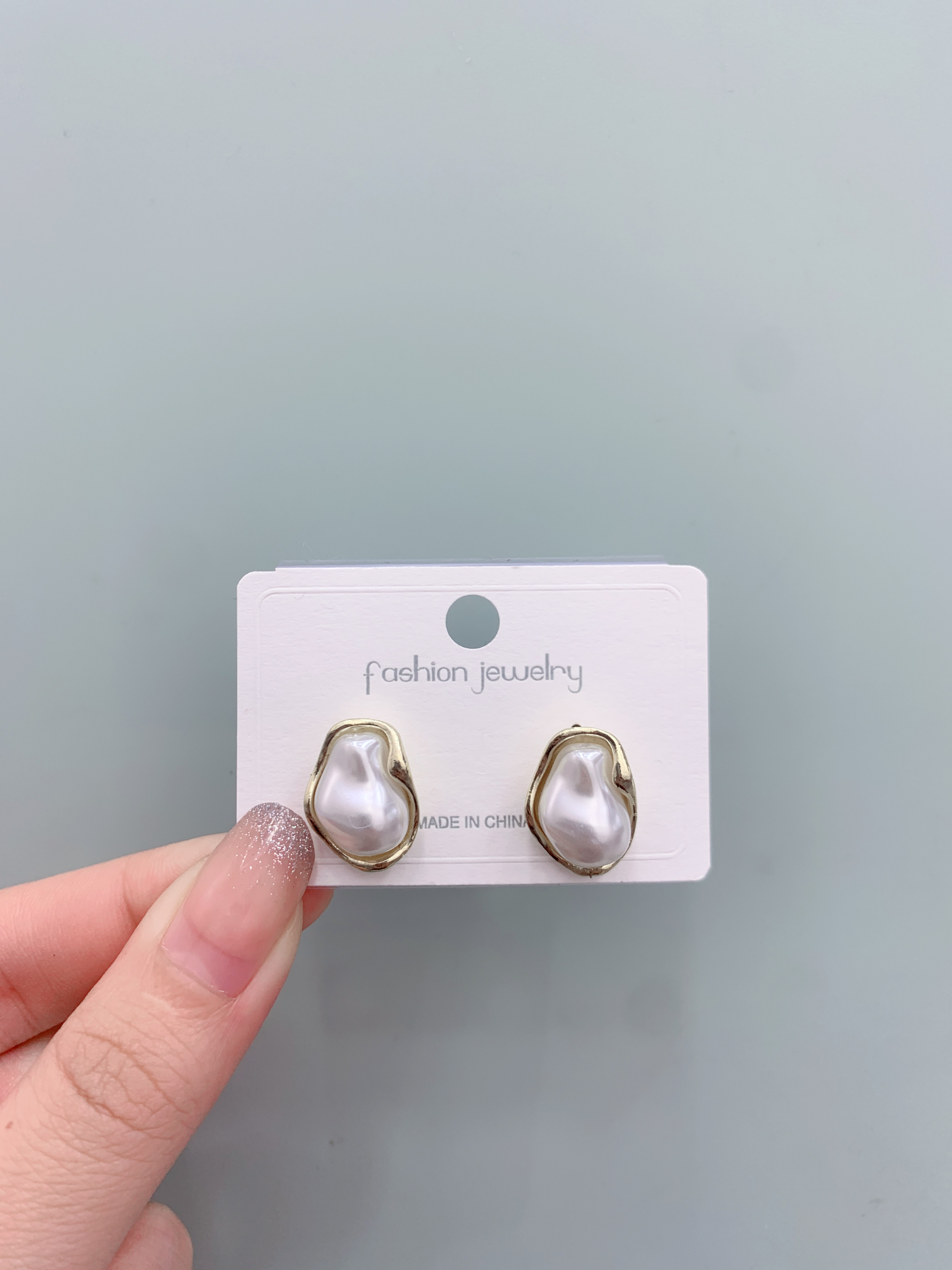 时尚珠宝茉莉花耳环简约轻奢设计感通勤女款饰品礼物白底实物图